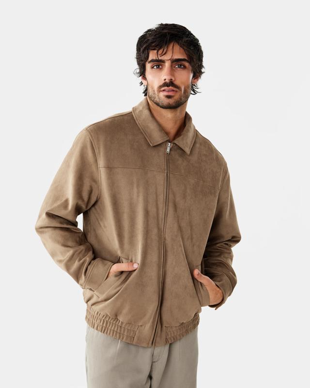 Suedette Bomber Ja