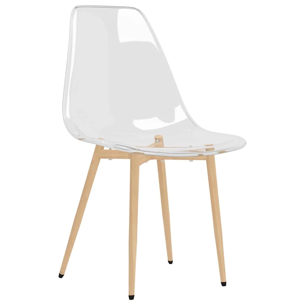 3 vidaXL dining chair Ergonomic - Clear, 3 of 7