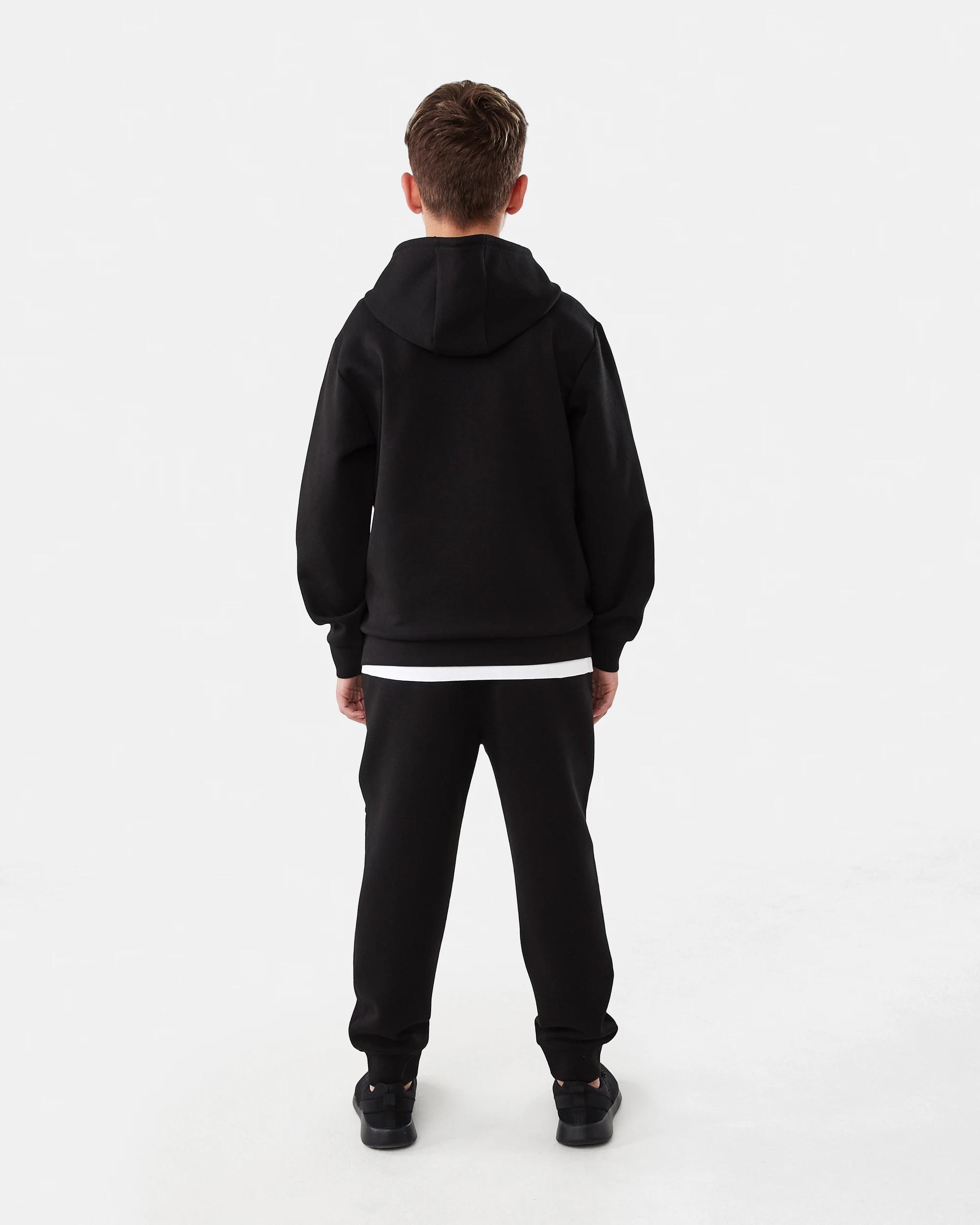 9 Active Kids Zip Through Hoodie Black, 9 of 9