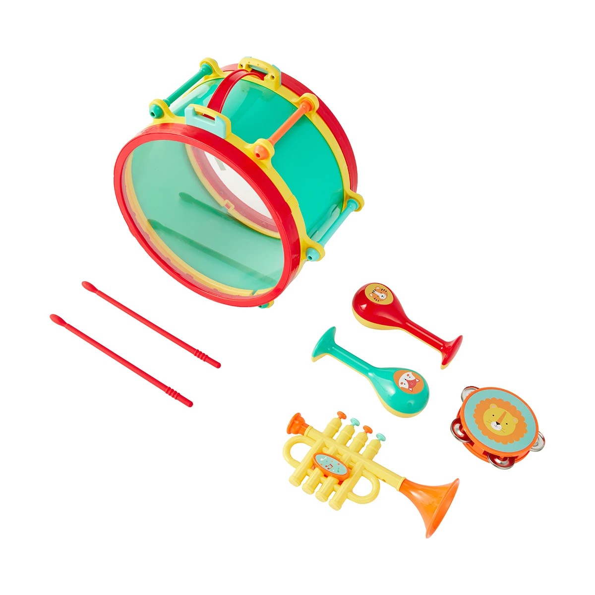 1 7 Piece Party Drum Set, 1 of 10