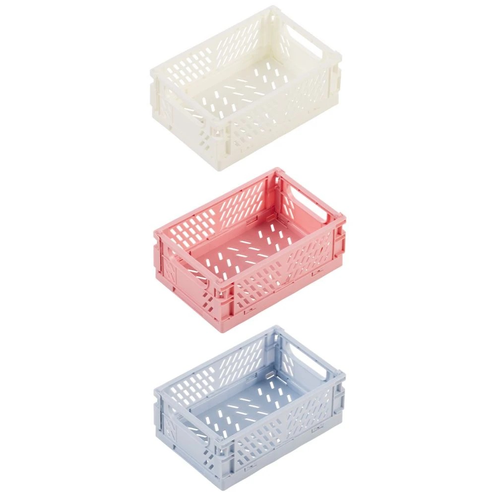 4 Otto Eclectic Pop Storage Baskets 3 Pack, 4 of 7