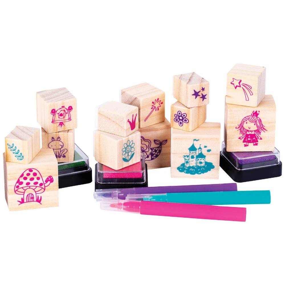 2 Wooden Stamp Set  51pc Once Upon A Time, 2 of 4