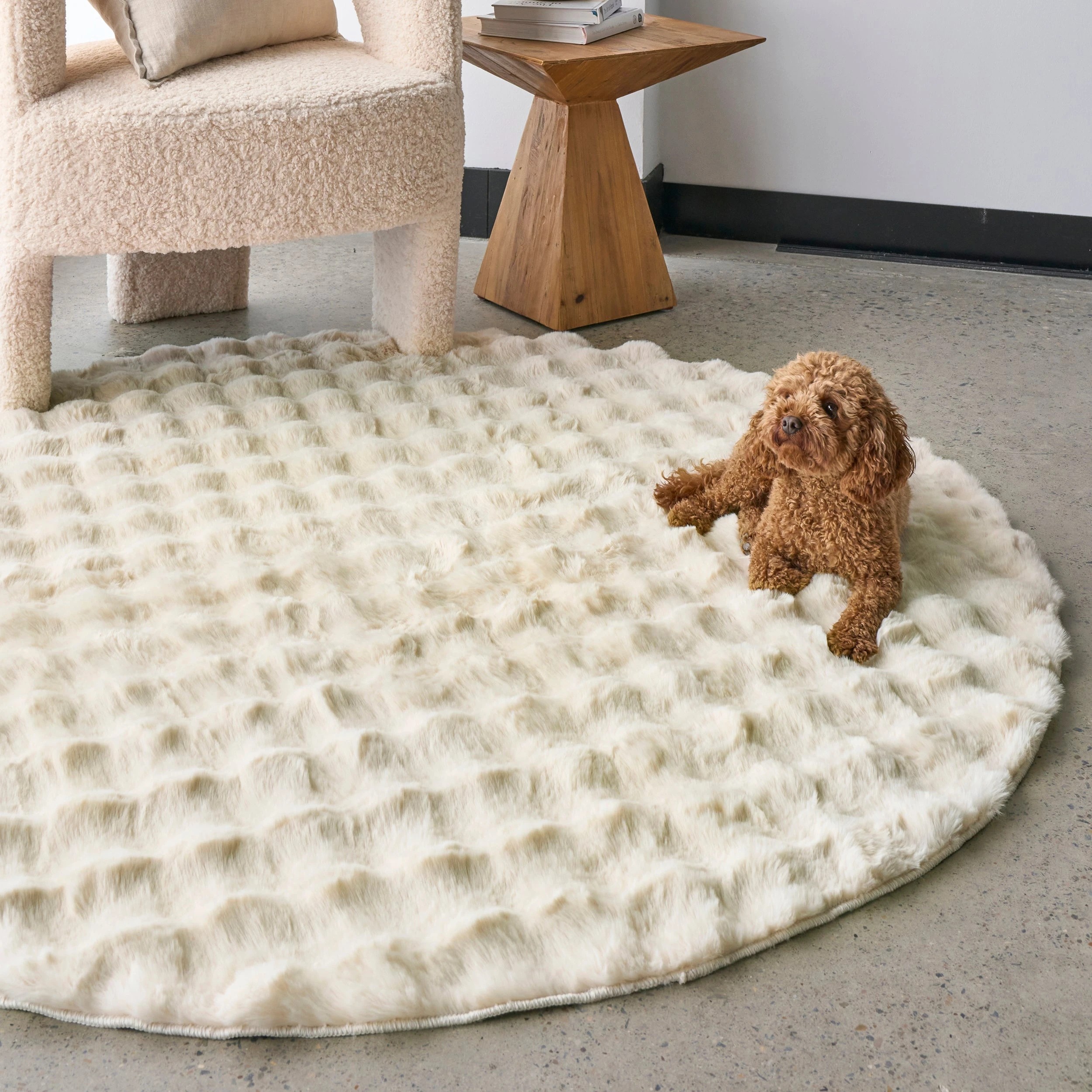 2 Common Ground Rugs PureForm 22 150x150cm - White, 2 of 8