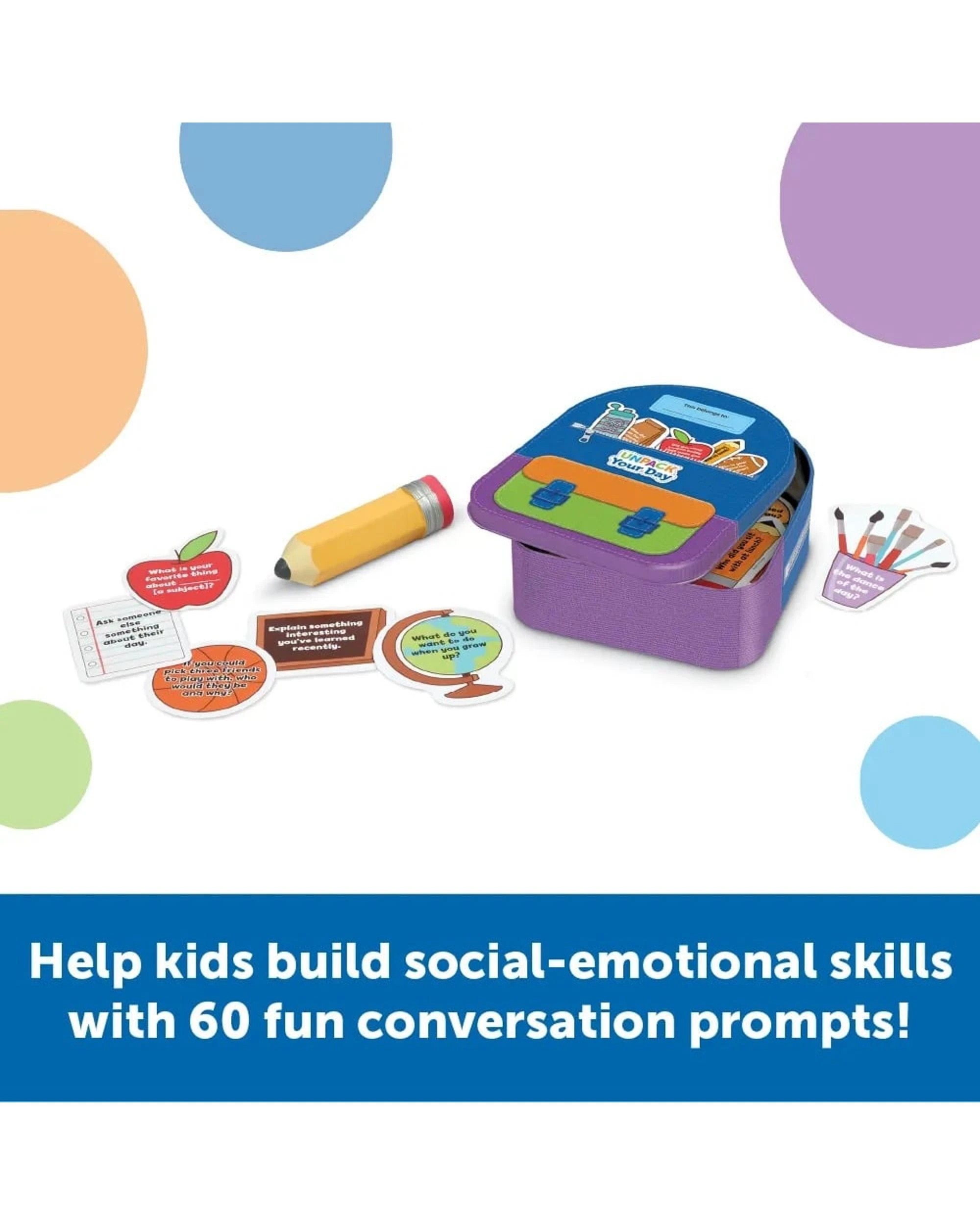 2 Learning Resources Unpack Your Day Conversation Kit, 2 of 6