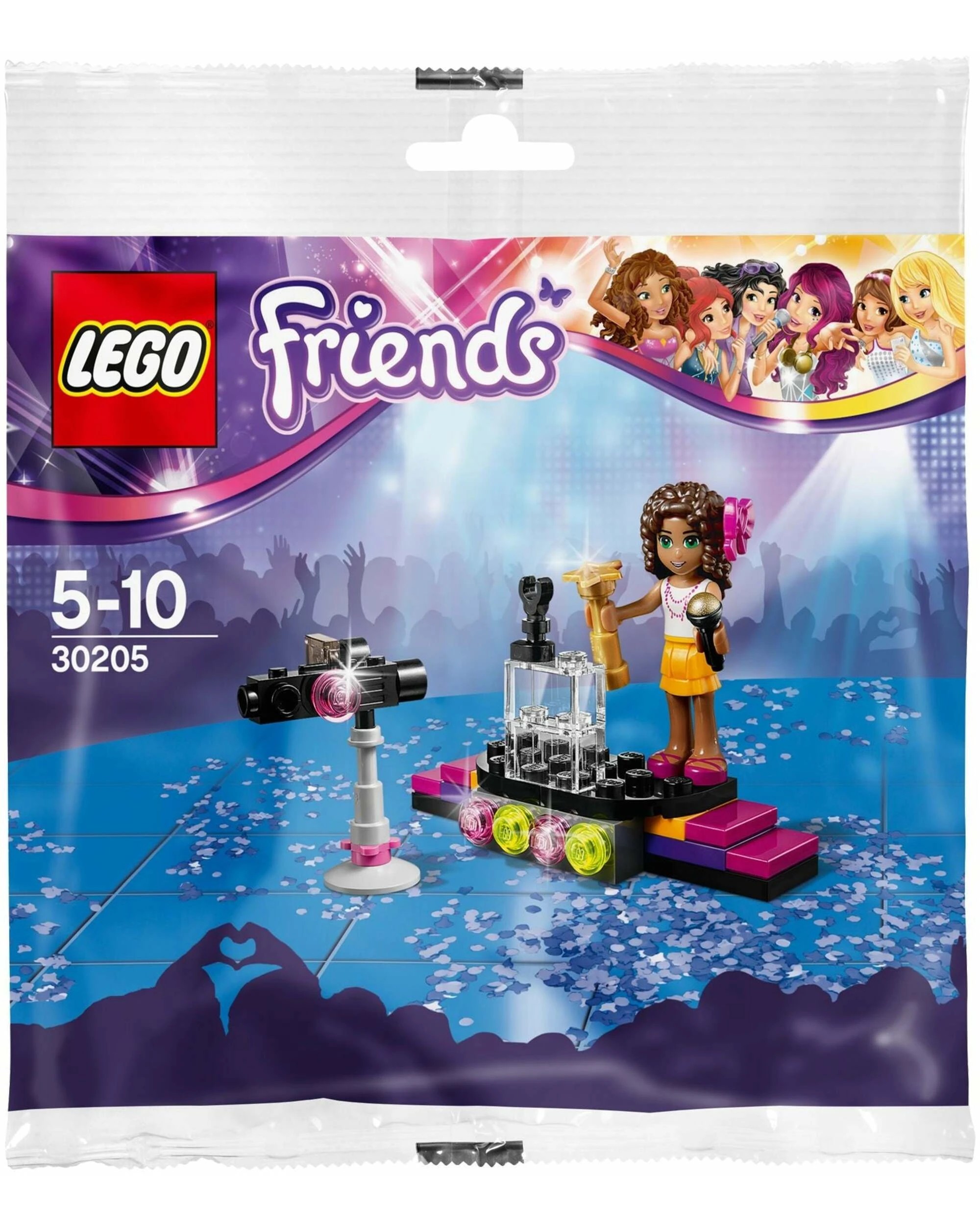 1 LEGO 30205 Friends Pop Star Red Carpet Set, 1 of 5