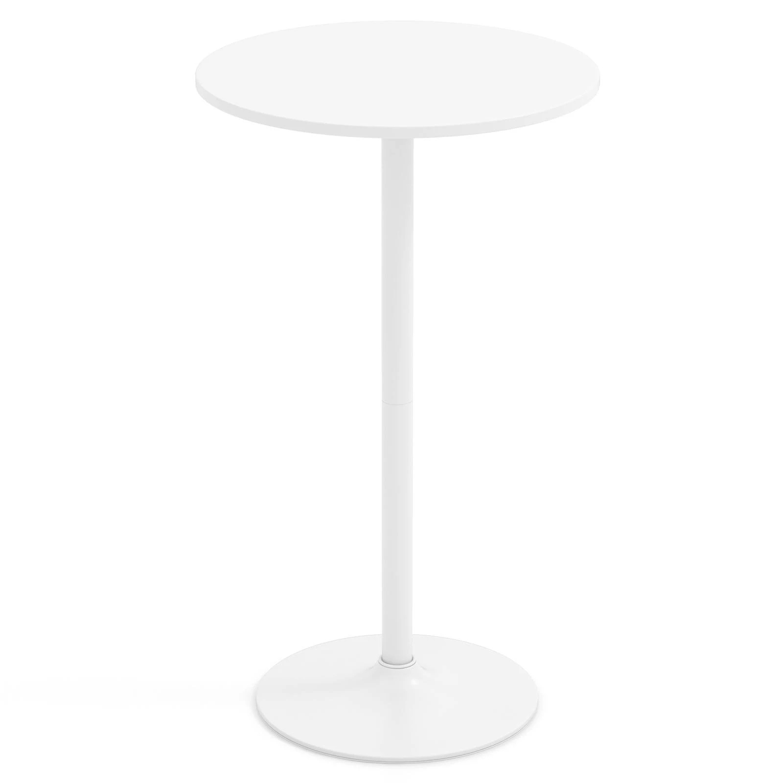 1 Costway 60cm High Bar Table Round Coffee Side Table Pub Dining Table, 1 of 3