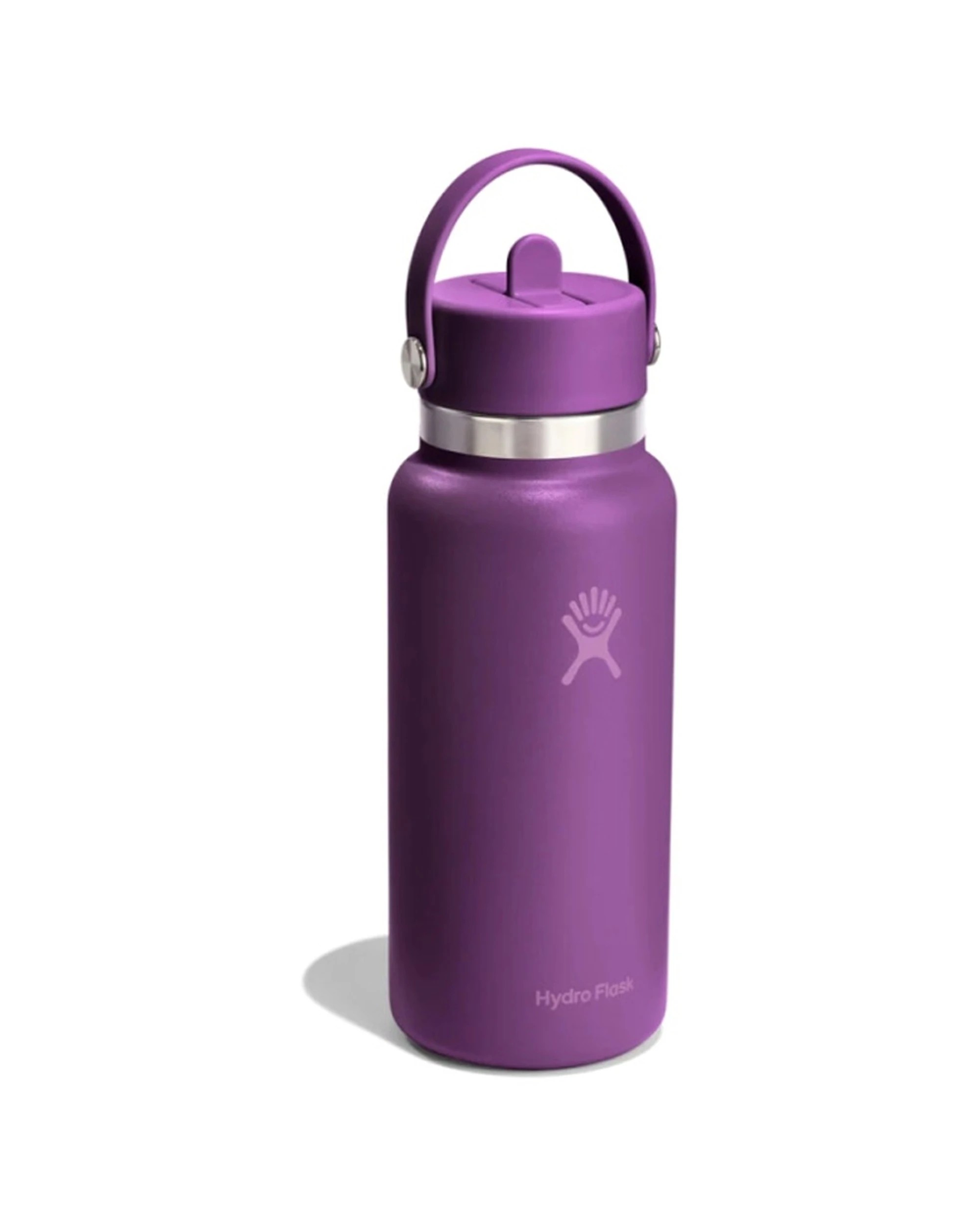 2 Hydro Flask Wide Flex Straw Cap Insulated Drink Bottle Leakproof 32oz Plum - Purple, 2 of 2