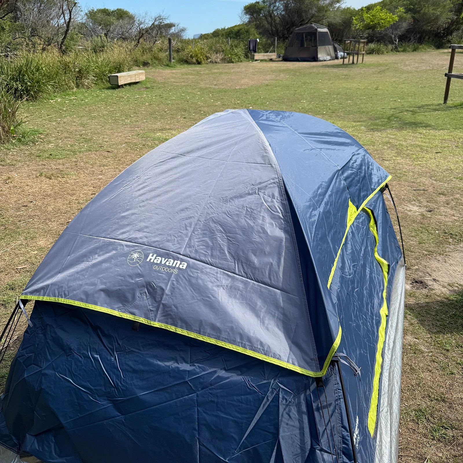 3 Havana Outdoors 2-3 Person Tent Lightweight Hiking Backpacking Camping - Blue, 3 of 9