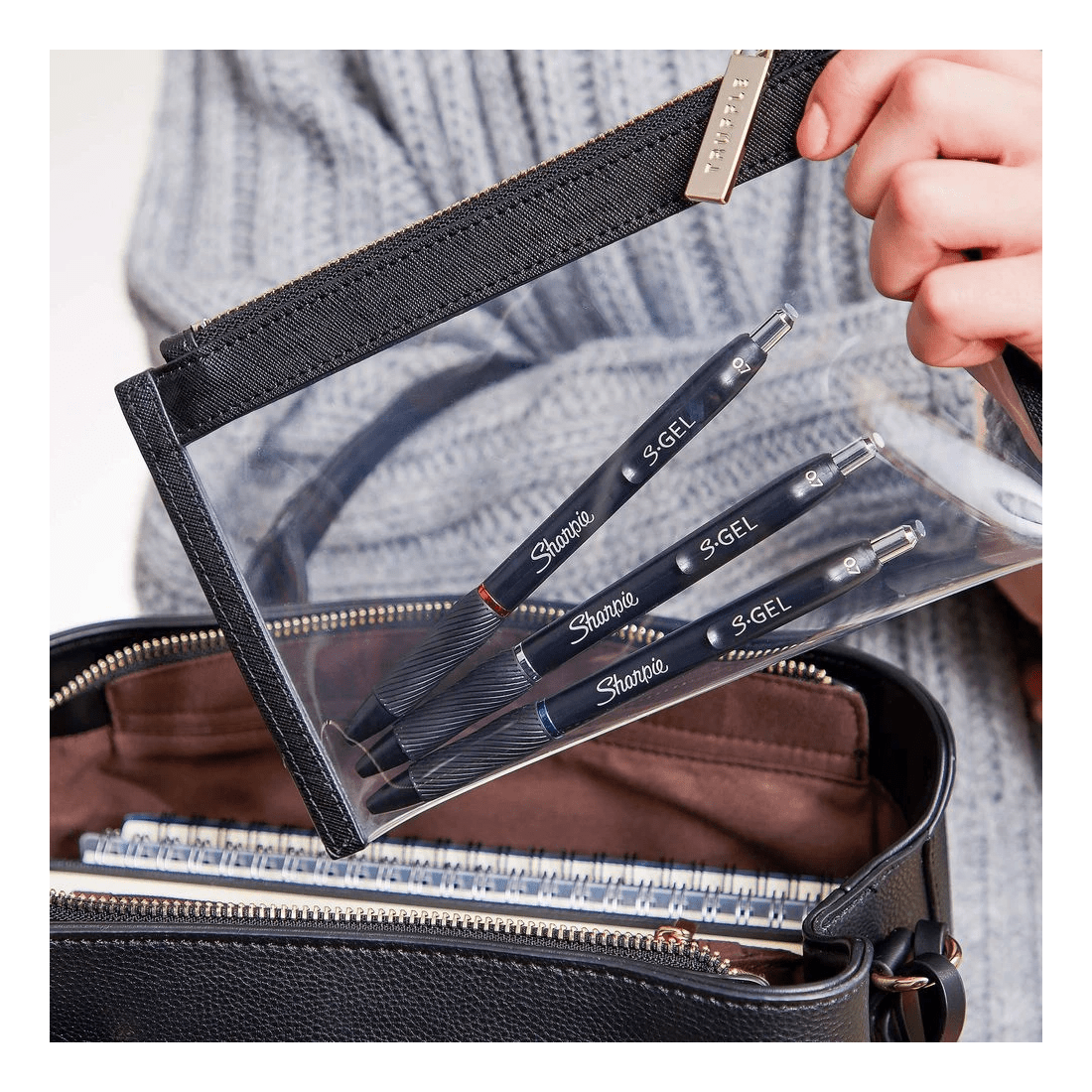 5 Sharpie S-Gel Retractable Gel Pens 0.7mm Black 4 Pack, 5 of 5