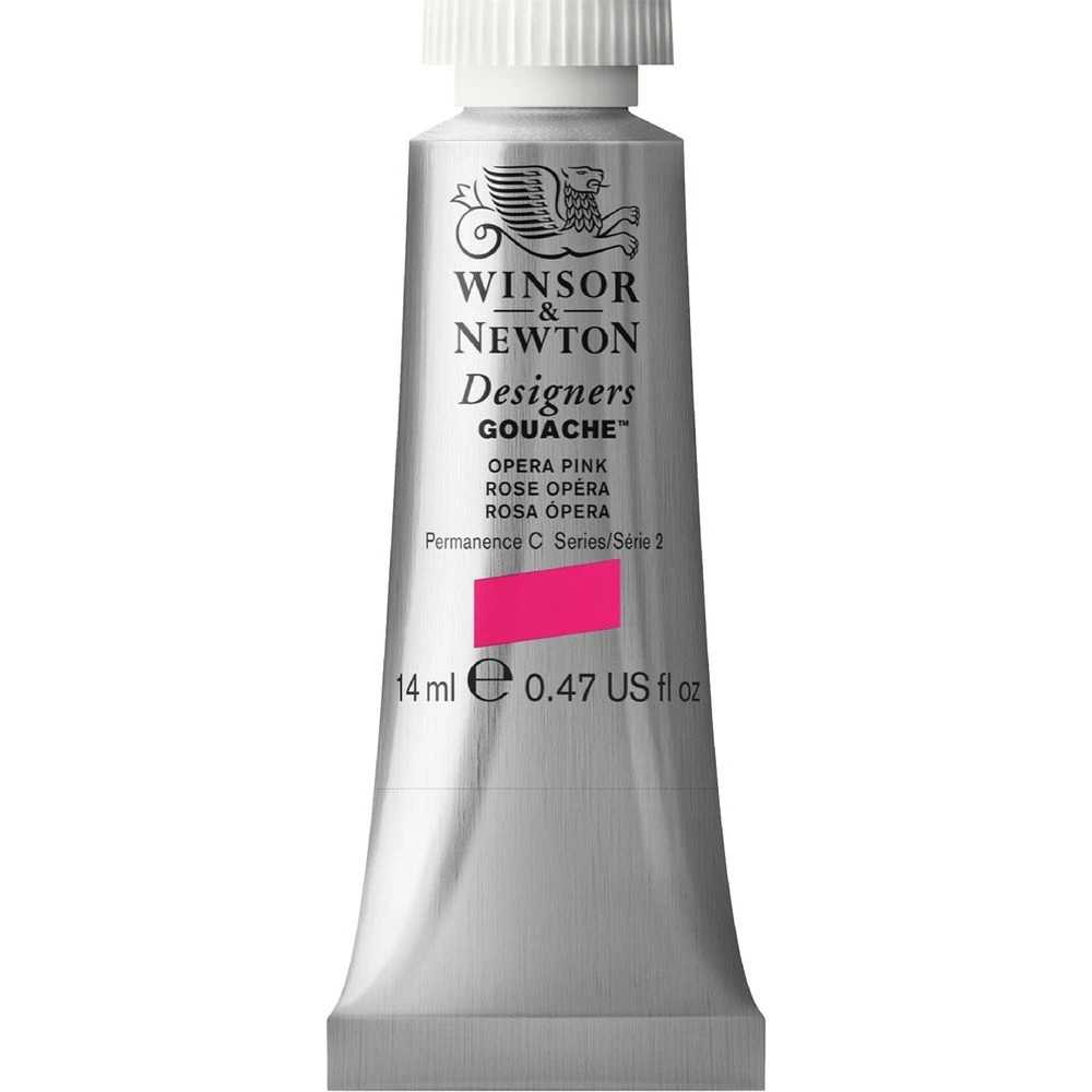1 Winsor & Newton Designers Gouache 14mL Opera Pink S2, 1 of 1