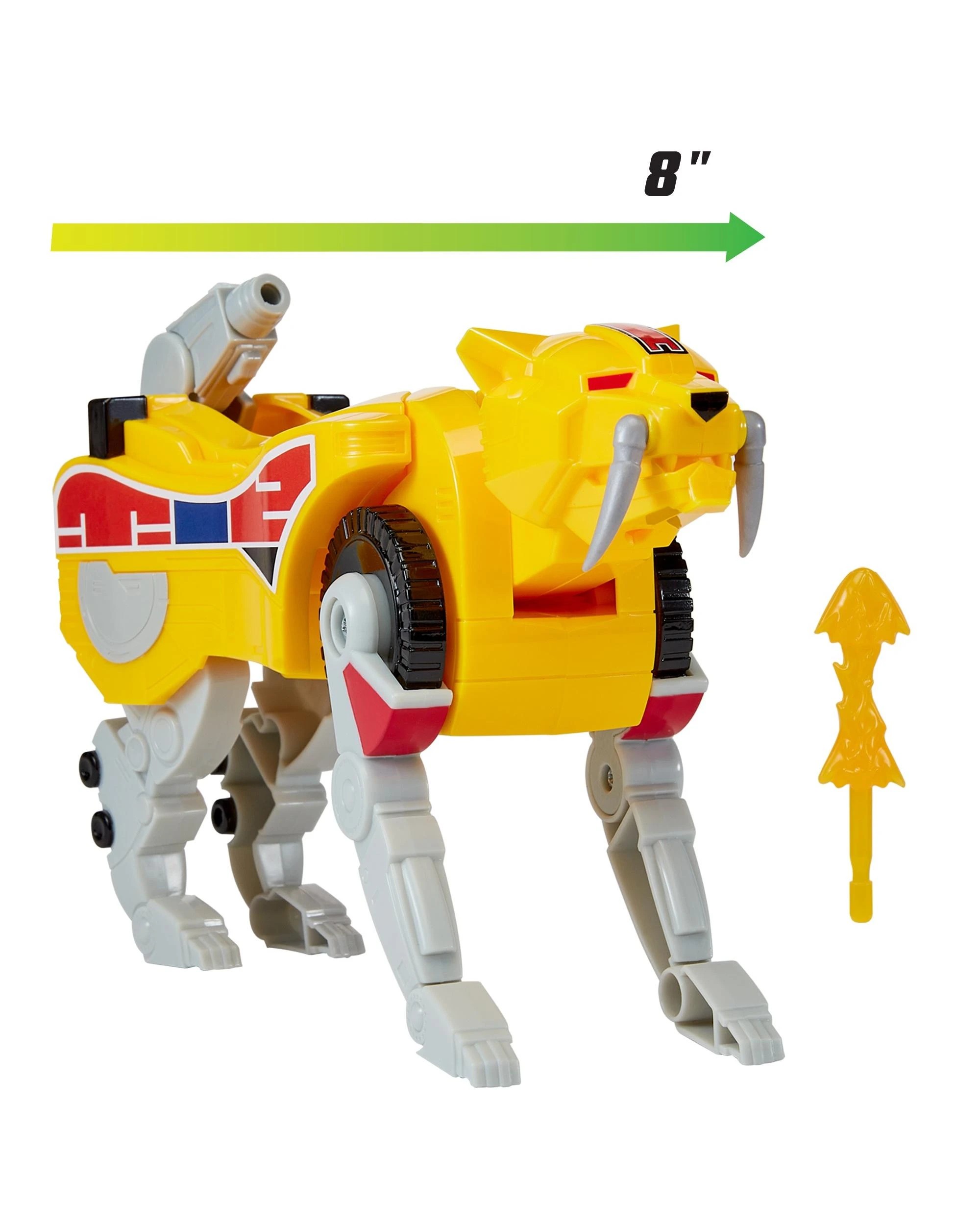 6 Mighty Morphin Power Rangers Re-Ignition Combinable Dinozord Sabertooth Tiger Toy, 6 of 10