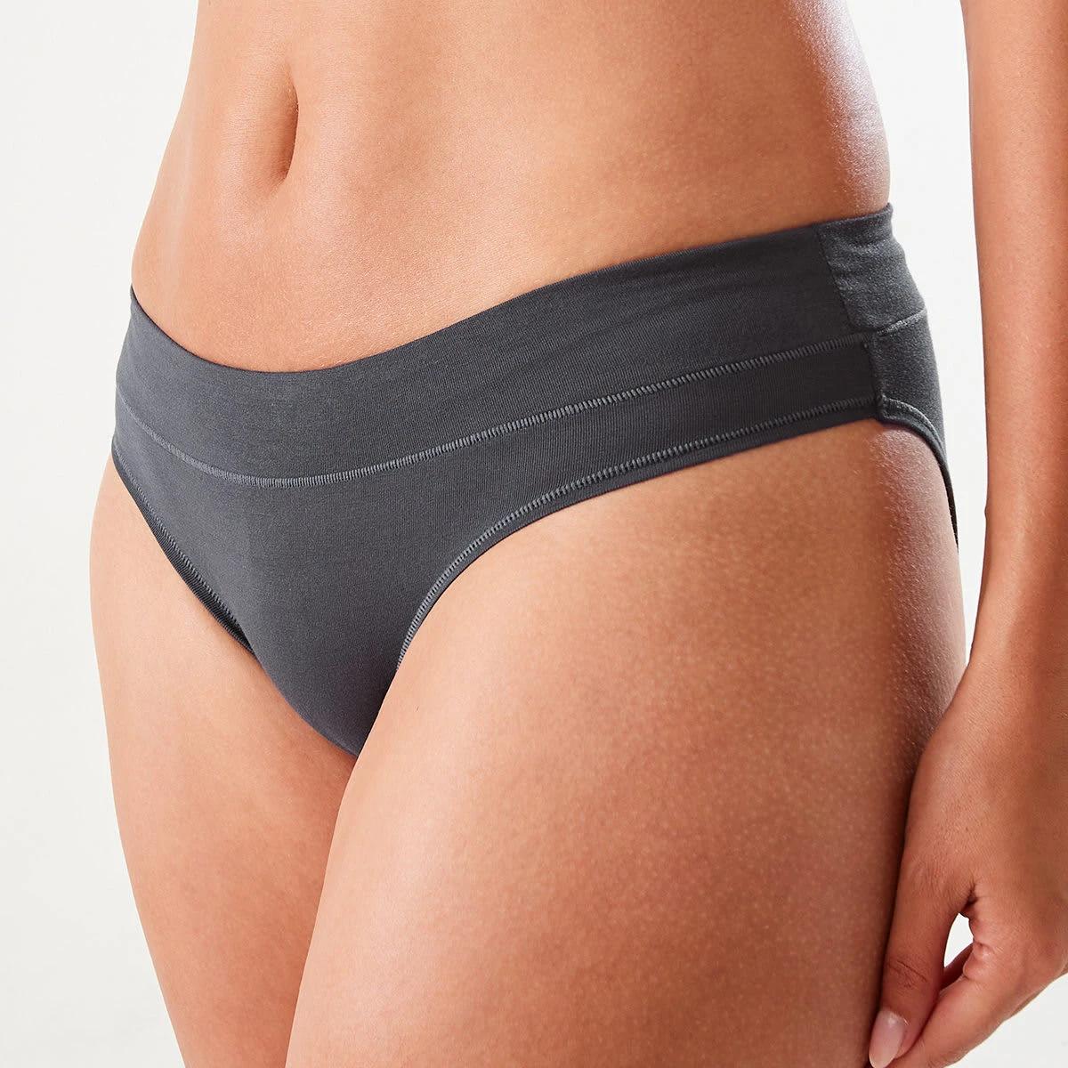 6 3 Pack Bamboo Blend Bikini Briefs SMOKY GREEN, SILVER MARLE, SHADOW NAVY, 6 of 8