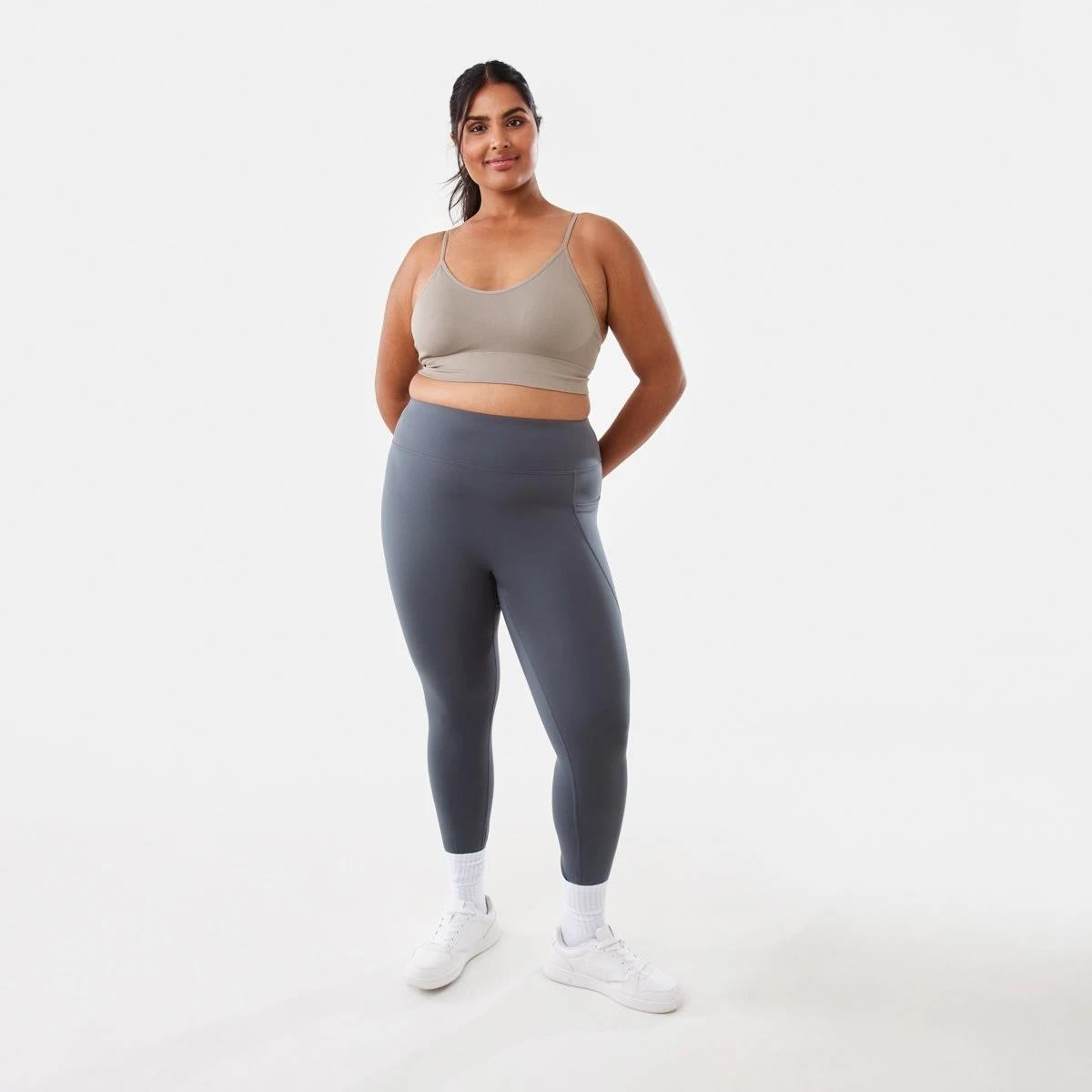 4 Active Womens Ultrasoft Leggings HARMONY GREY, 4 of 8