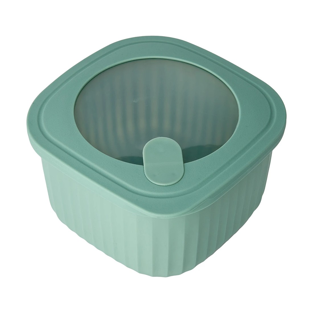 8 4 Piece Square Nested Food Storage Set - Green, 8 of 10