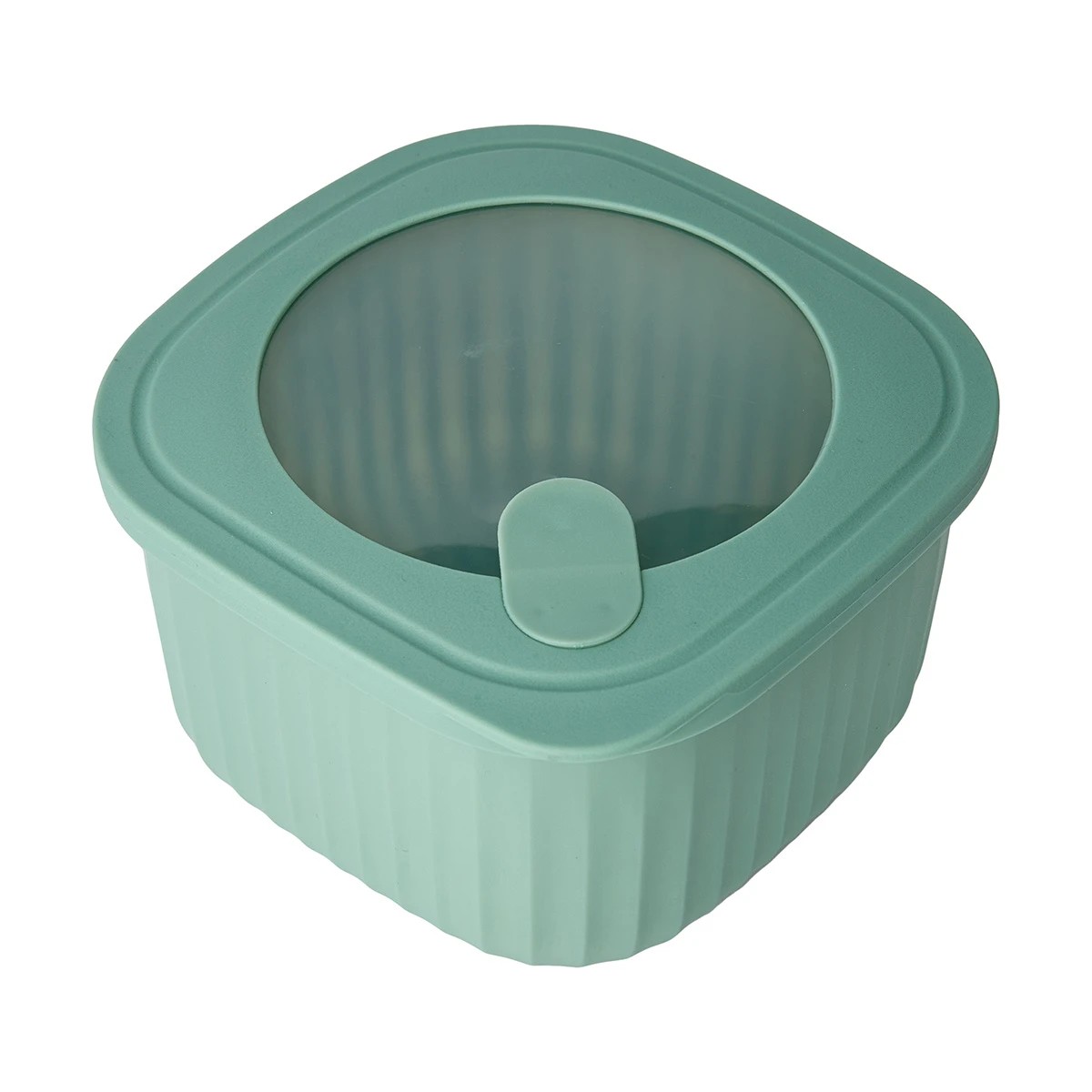 8 4 Piece Square Nested Food Storage Set - Green, 8 of 10