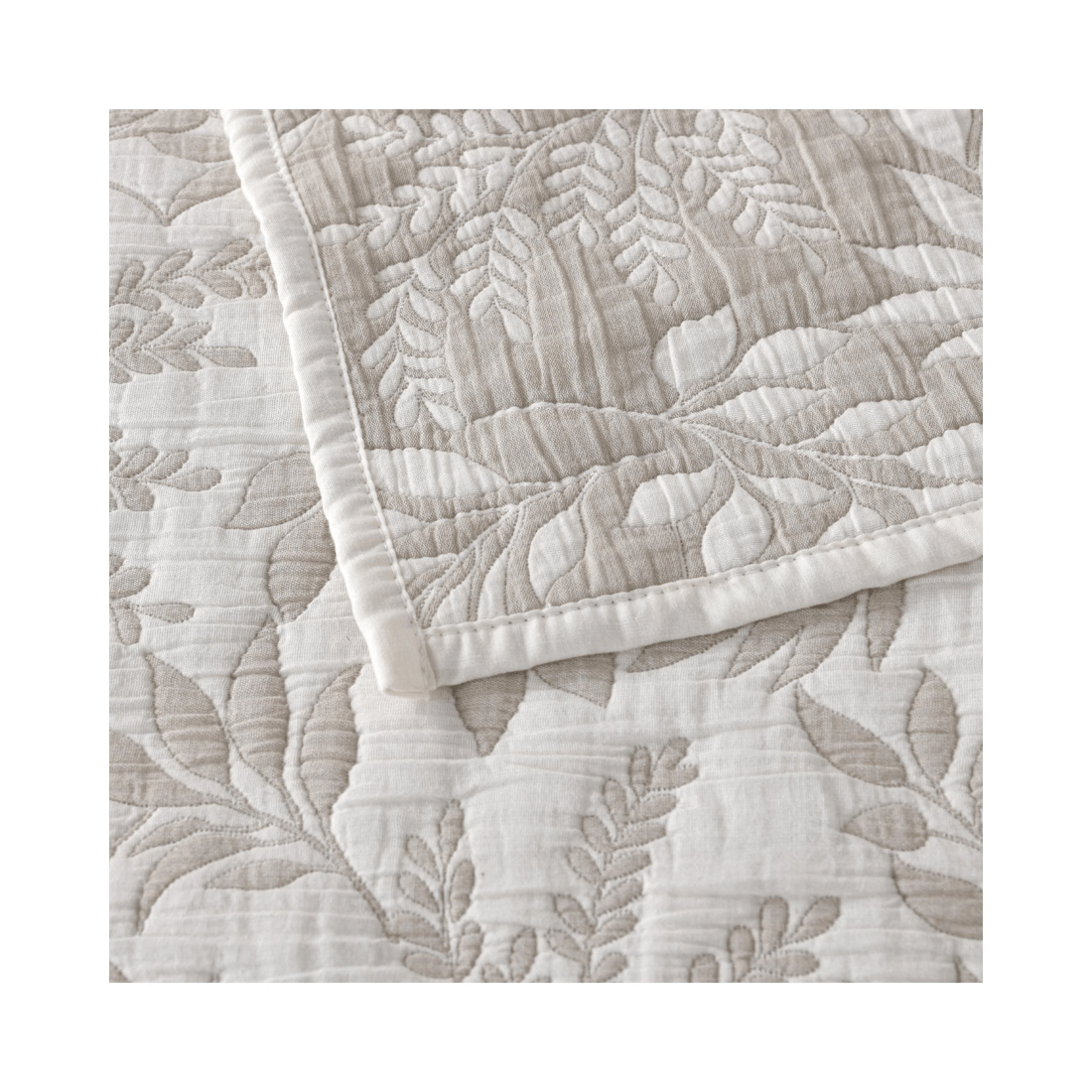 5 Bianca Bedding Amelia Stone Jacquard Bedspread Set with Cuffed Edge - Assorted, 5 of 5