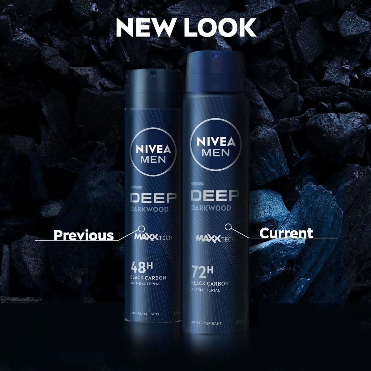 8 Nivea Men Deep Darkwood Anti-Perspirant Aerosol Deodorant 250ml, 8 of 8