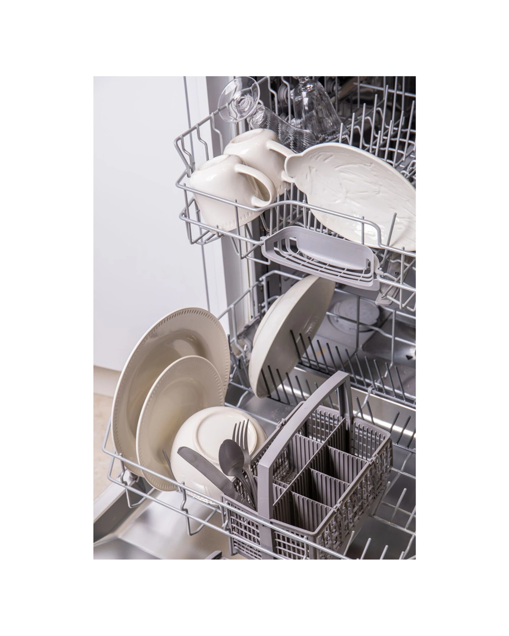 2 Mikasa 4pc Stoneware Side Plate Set 21cm Durable Classic Design - White, 2 of 7