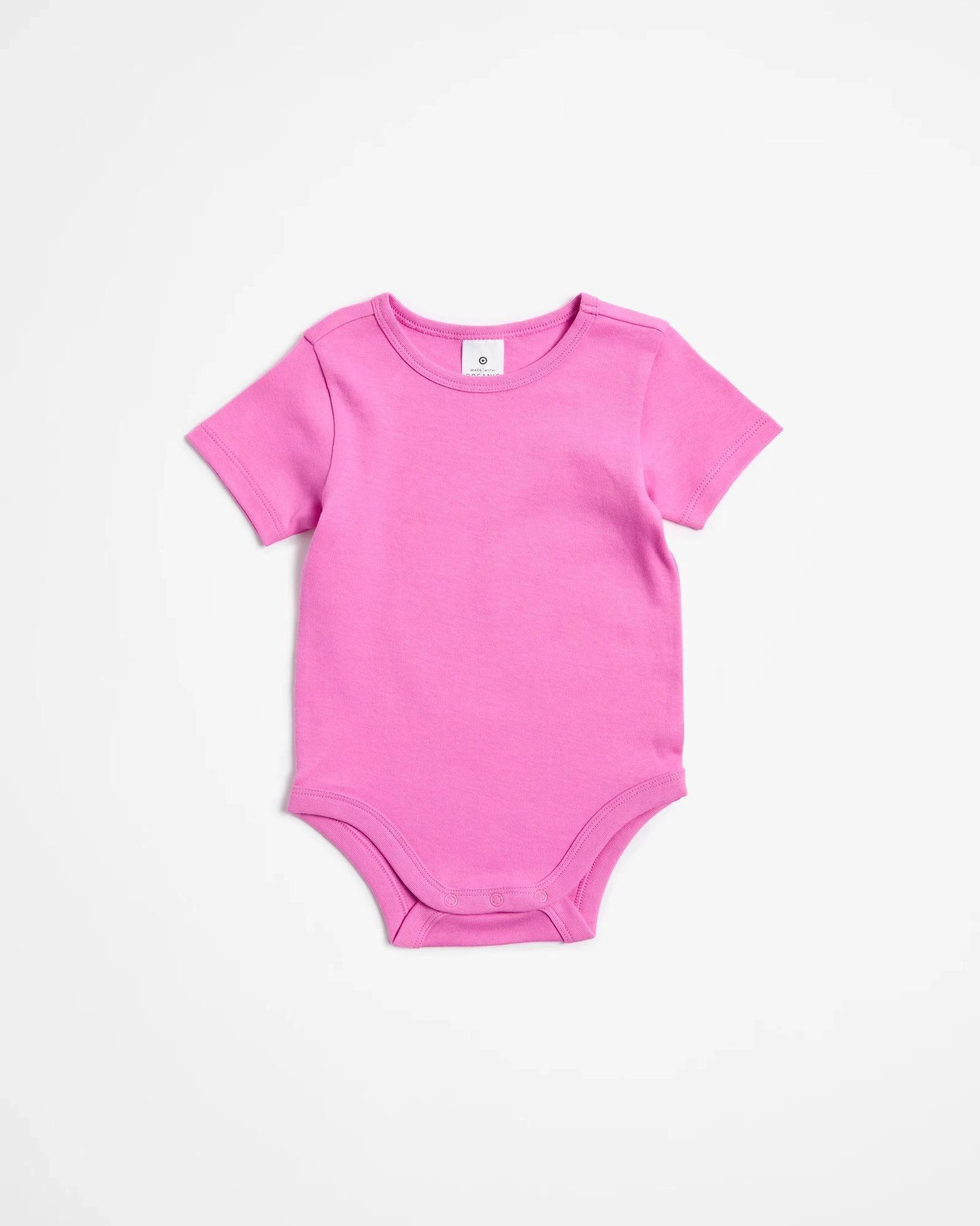 2 Target Baby Baby Organic Cotton Bodysuits 3 Pack - Blues PINKS, 2 of 5