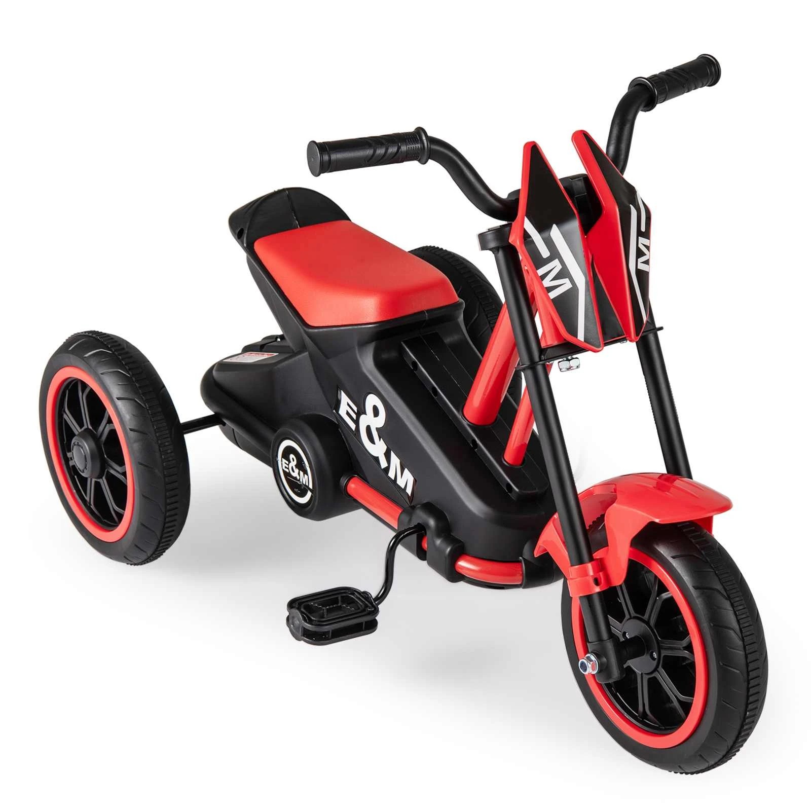 1 Costway Tricycle Bike Ride on Trike Bicyle 3-Wheel Toy Gift w/Foot Pedals - Red, 1 of 2