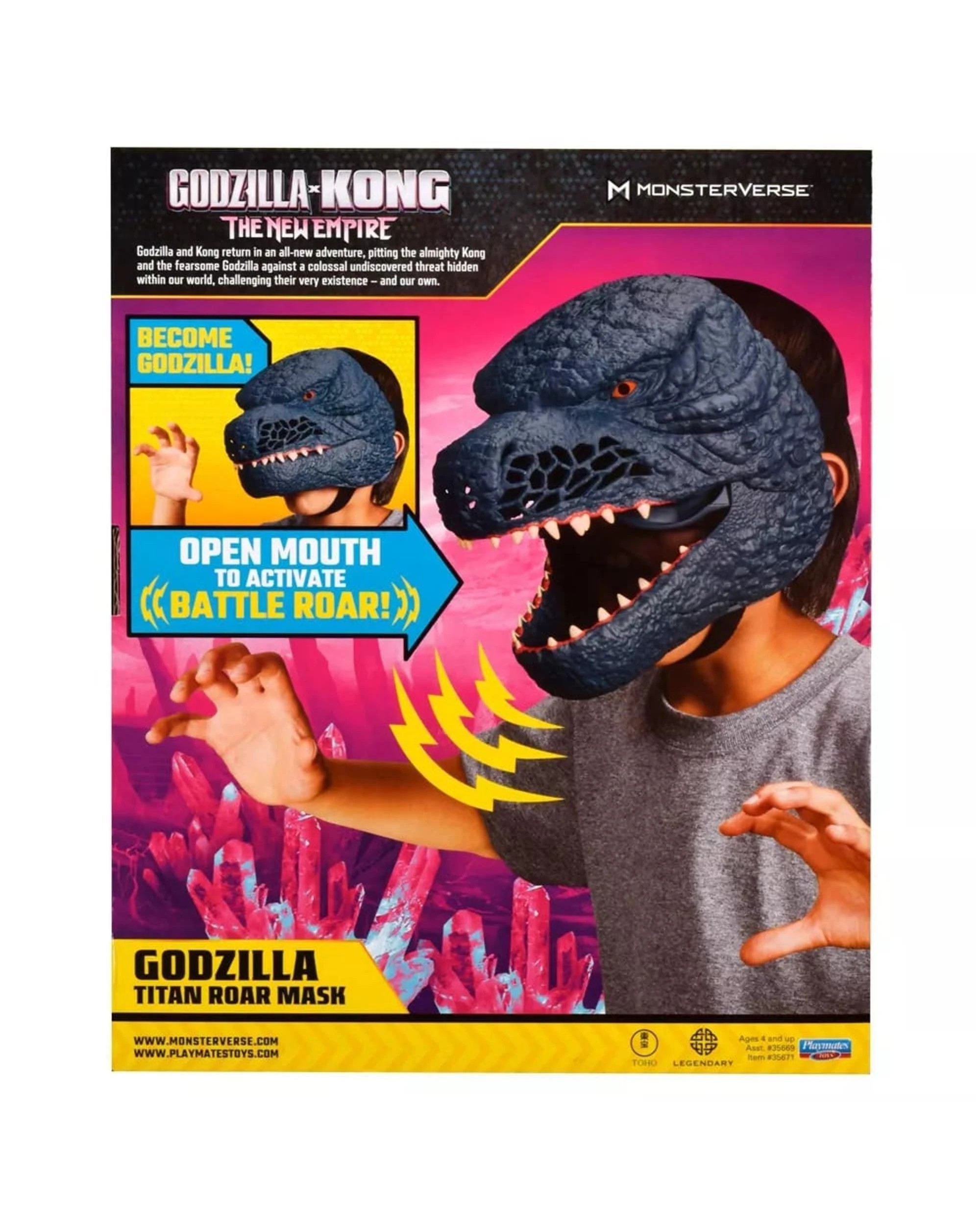 3 Godzilla x Kong: The New Empire Godzilla Mask, 3 of 3