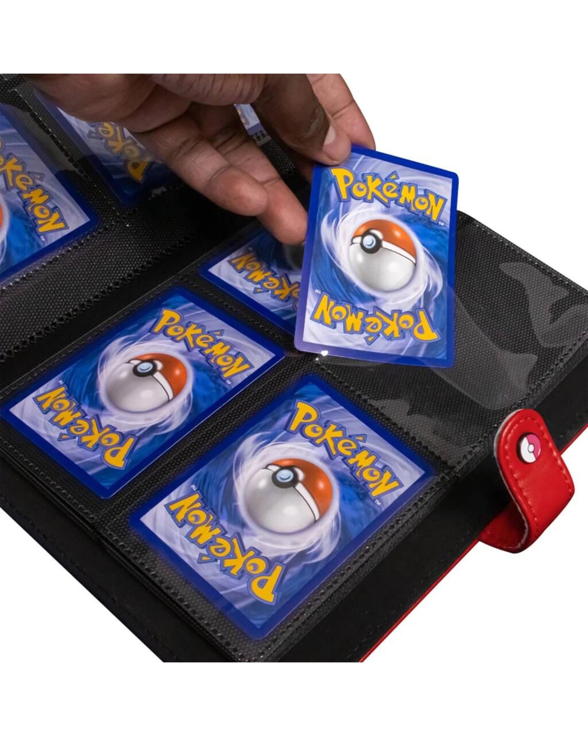 4 Ultra Pro Pokemon 4 Pocket Premium Snap Binder - Red, 4 of 9