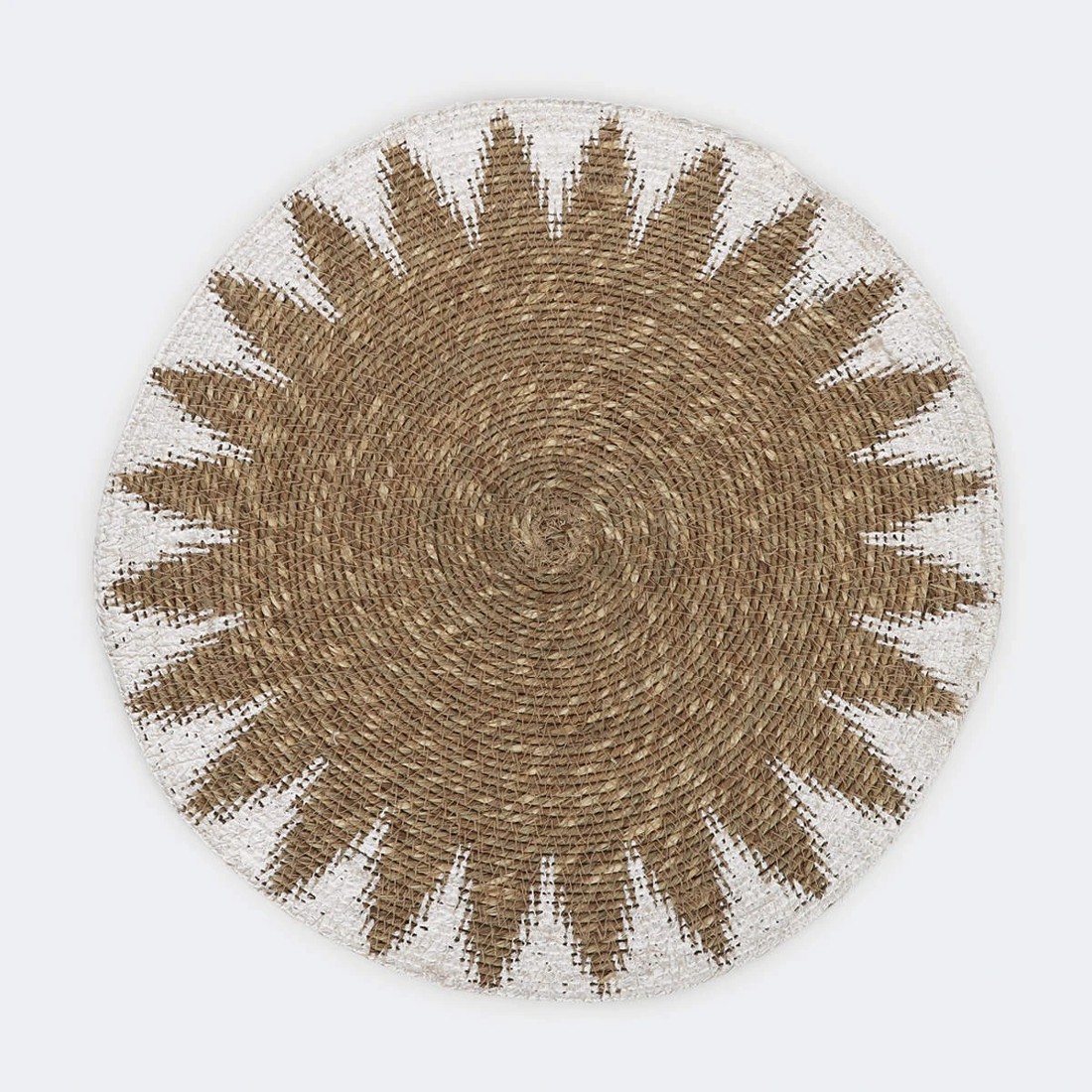 1 Natural Sunburst Round Placemat, 1 of 3