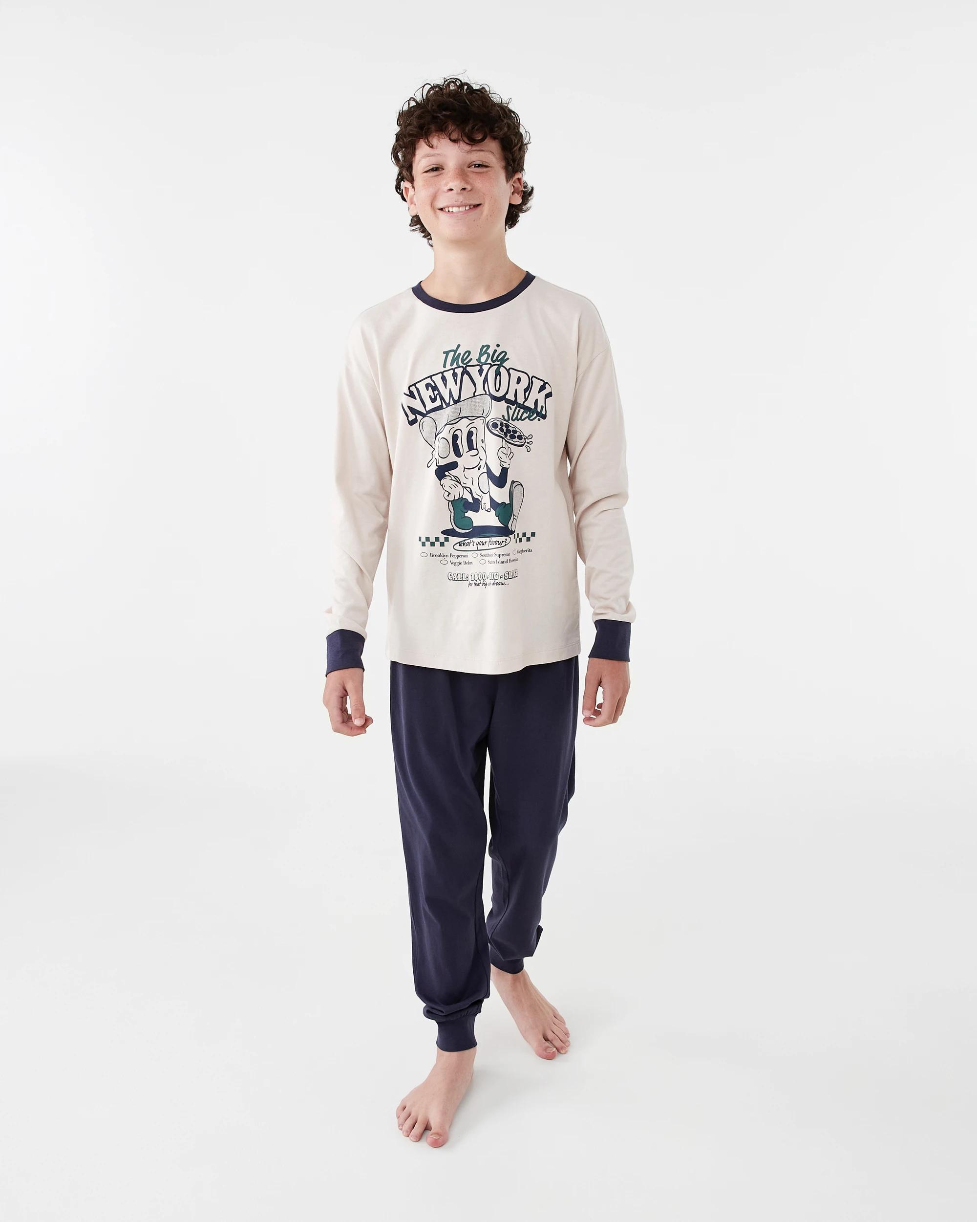 1 Jersey Pyjama Set Bge Slice, 1 of 8