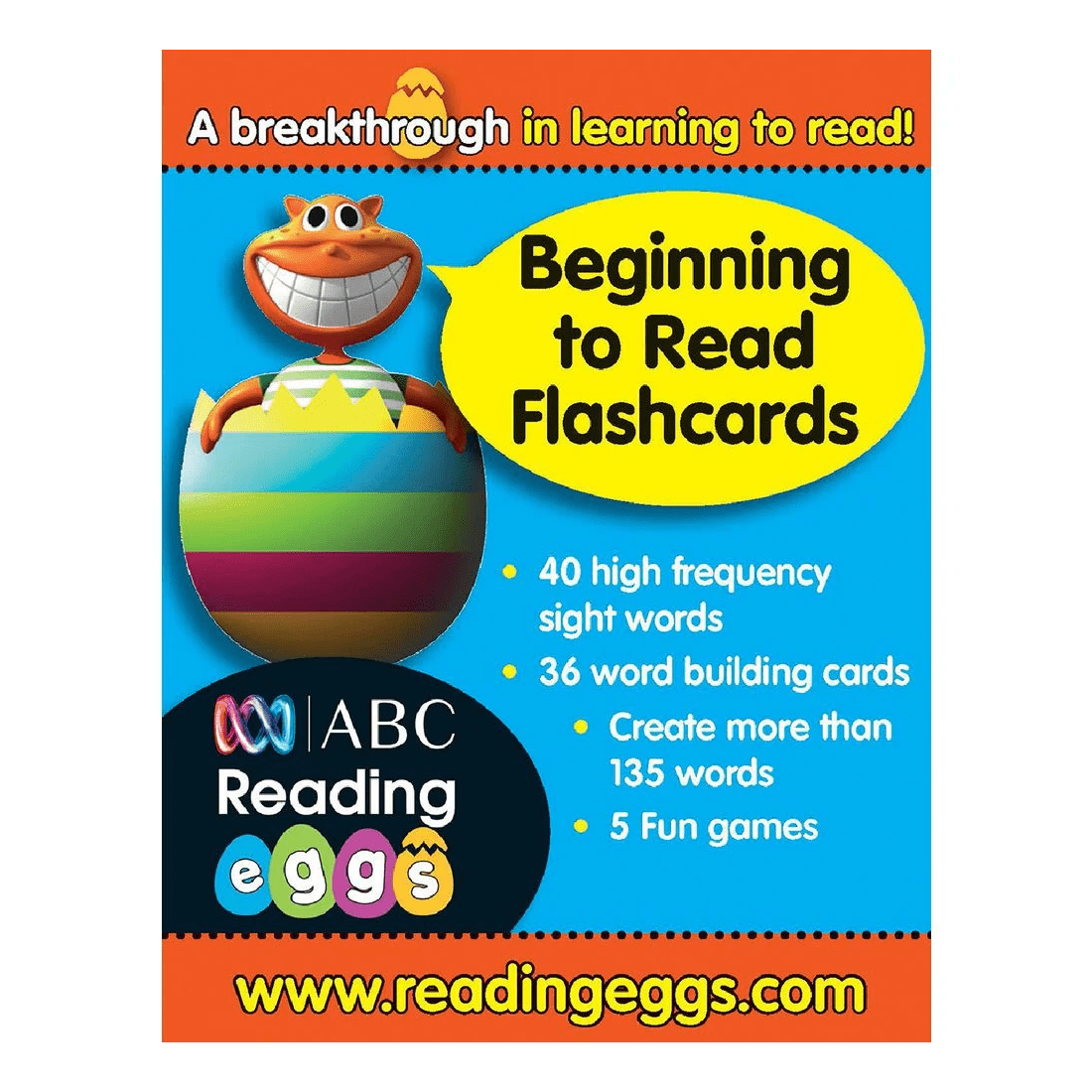 1 ABC  Reading Eggs - Beginning to Read - Flashcards, 1 of 1
