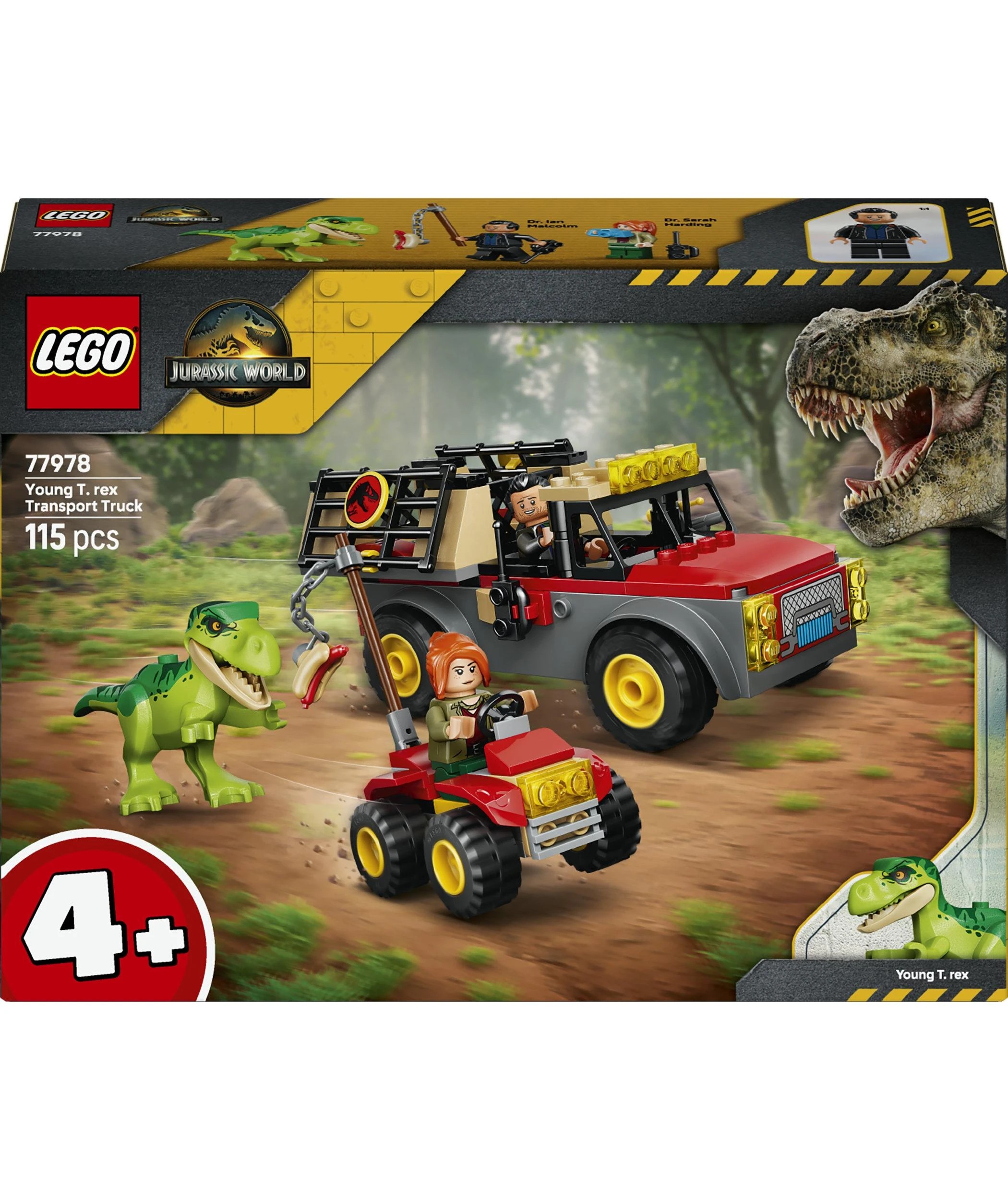 1 LEGO Jurassic World Young T. rex Transport Truck 77978, 1 of 10