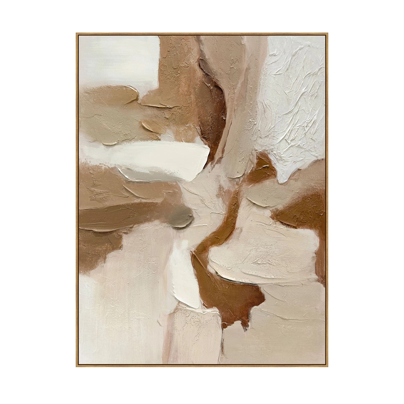1 Moda Living Earthen Relief Hand-Painted Textured Canvas Wall Art - Multi, 1 of 8
