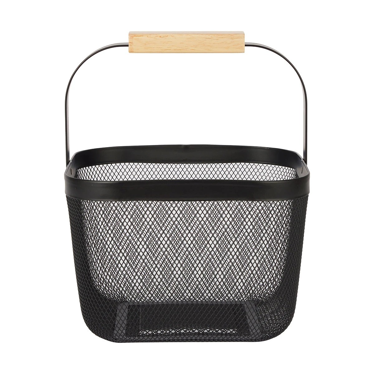 3 Wire Mesh Basket - Black, 3 of 9