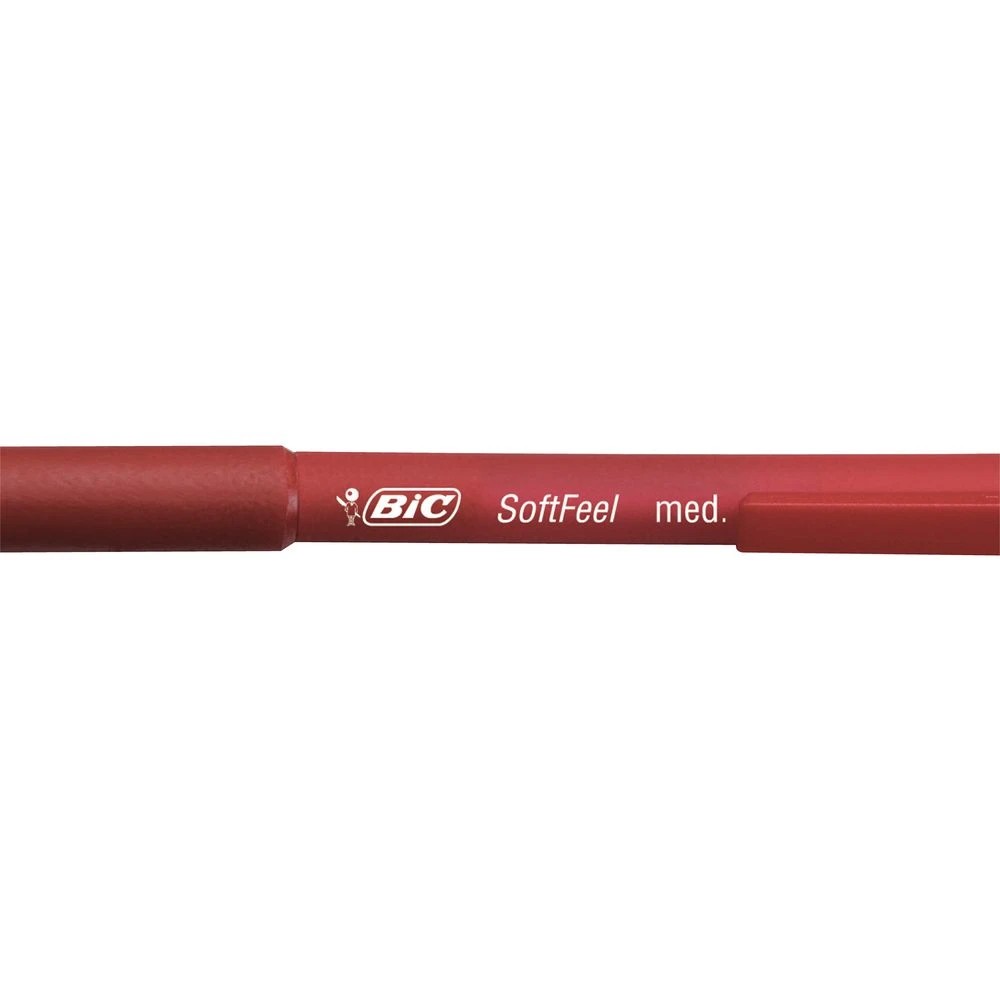 5 BIC SoftFeel Ballpoint Pens Red 12 Pack, 5 of 6