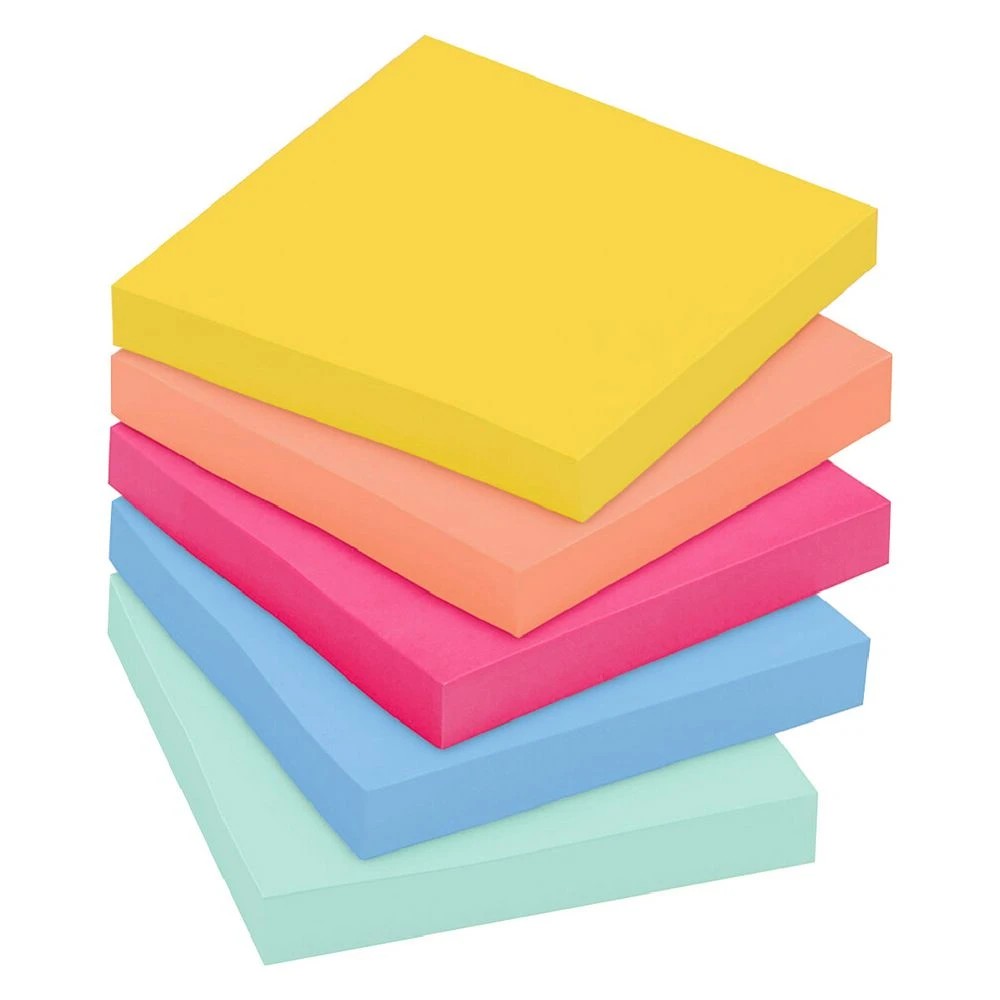 3 Post-it Super Sticky Notes 76 x 76 mm Summer Joy 10 Pack, 3 of 10