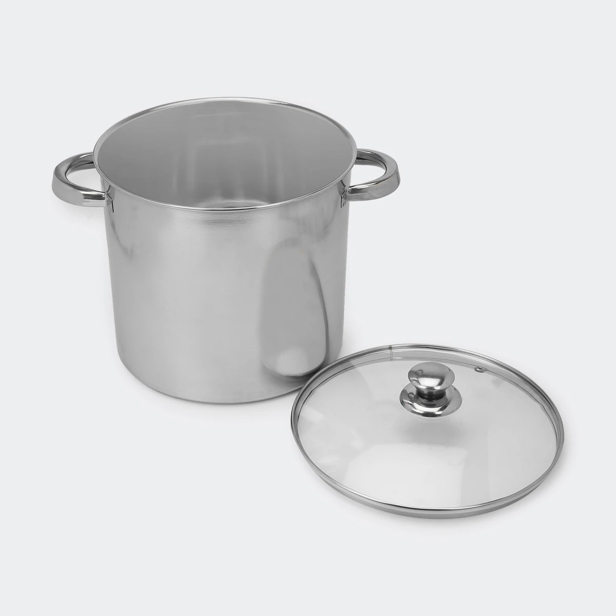 1 7.6L Stainless Steel Stock Pot, 1 of 8