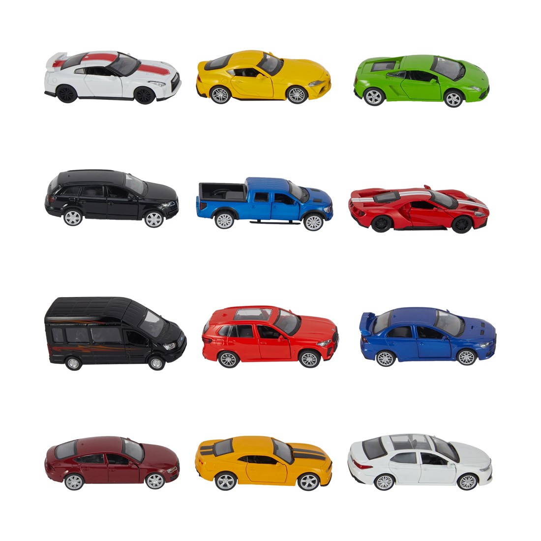 4 Metal Speed Zone (MSZ) Die Cast Metal Street Series Scale Model Car - Assorted, 4 of 10