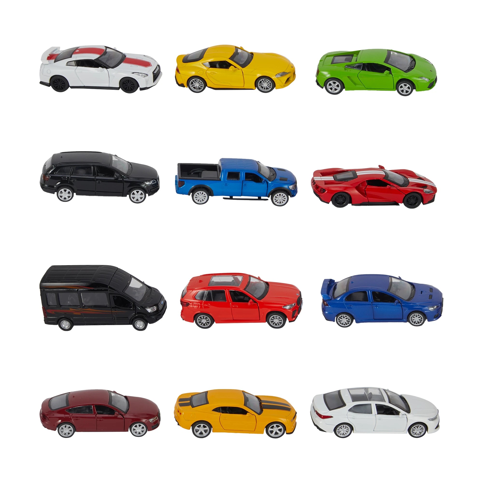 4 Metal Speed Zone (MSZ) Die Cast Metal Street Series Scale Model Car - Assorted, 4 of 10