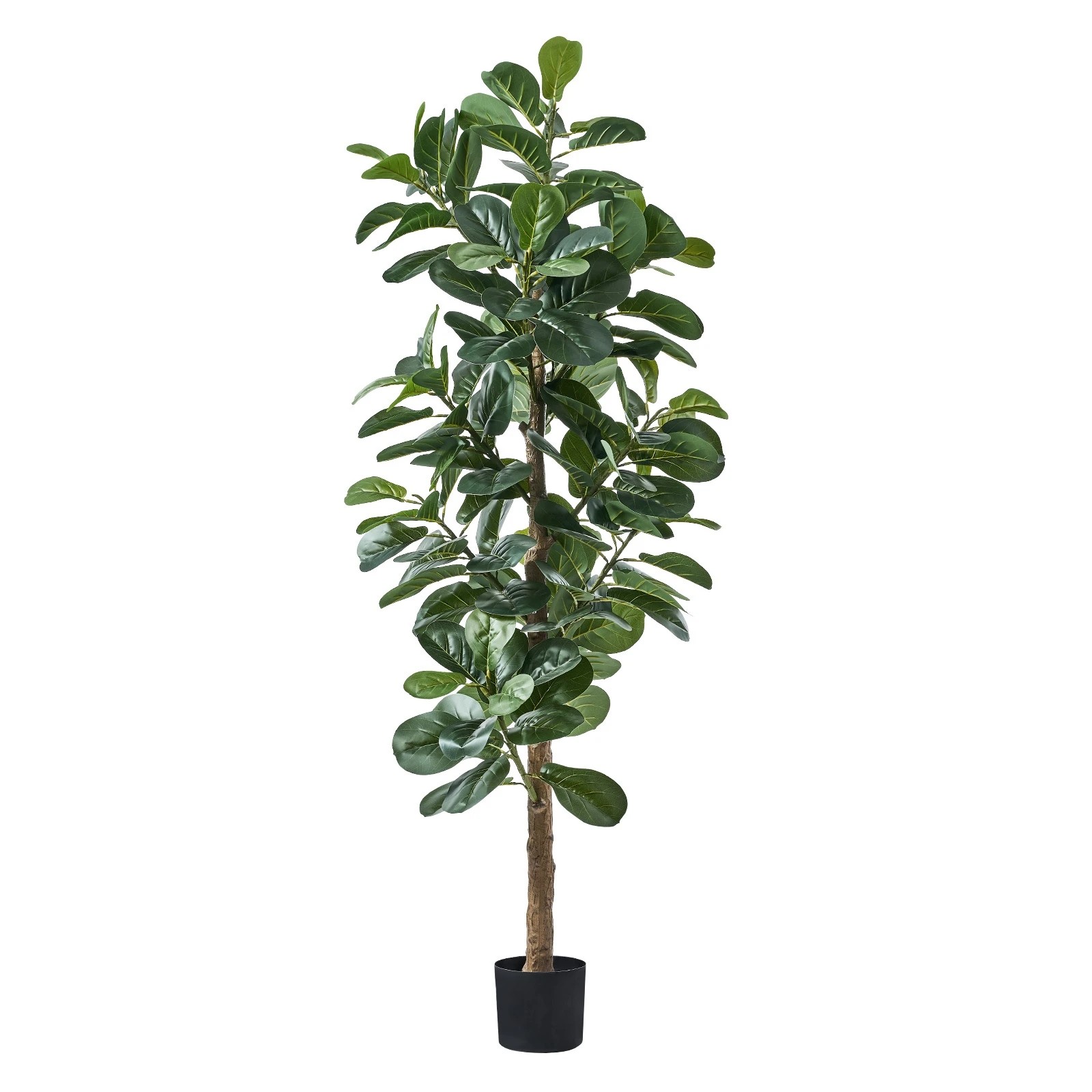 1 Livsip 180cm Artificial Fiddle Leaf Fig Tree - Green, 1 of 10