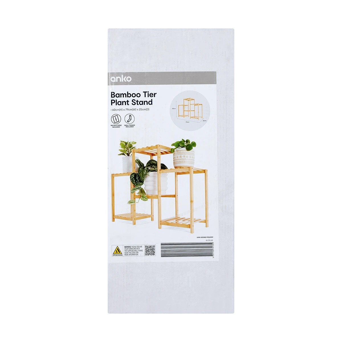 8 Bamboo Tier Plant Stand - Anko - Multi, 8 of 8