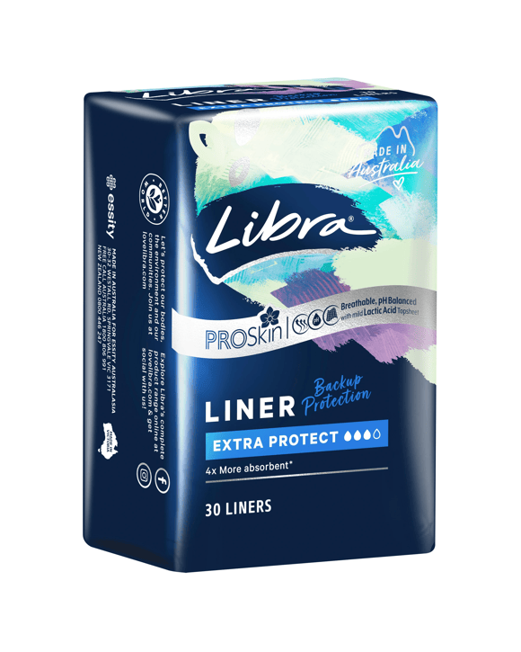 30 Pack Libra ProSkin Extra Protect Liners