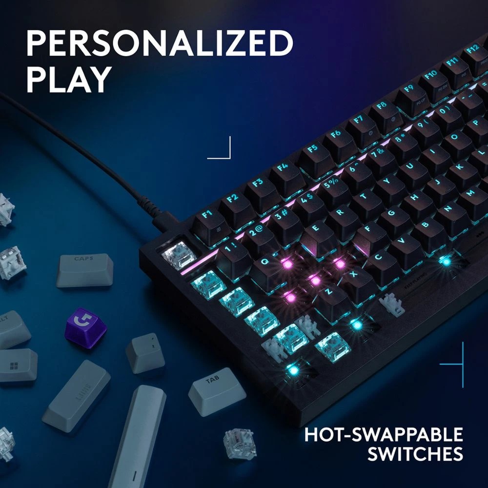 9 Logitech G316 X Mechanical Gaming Keyboard Black, 9 of 9