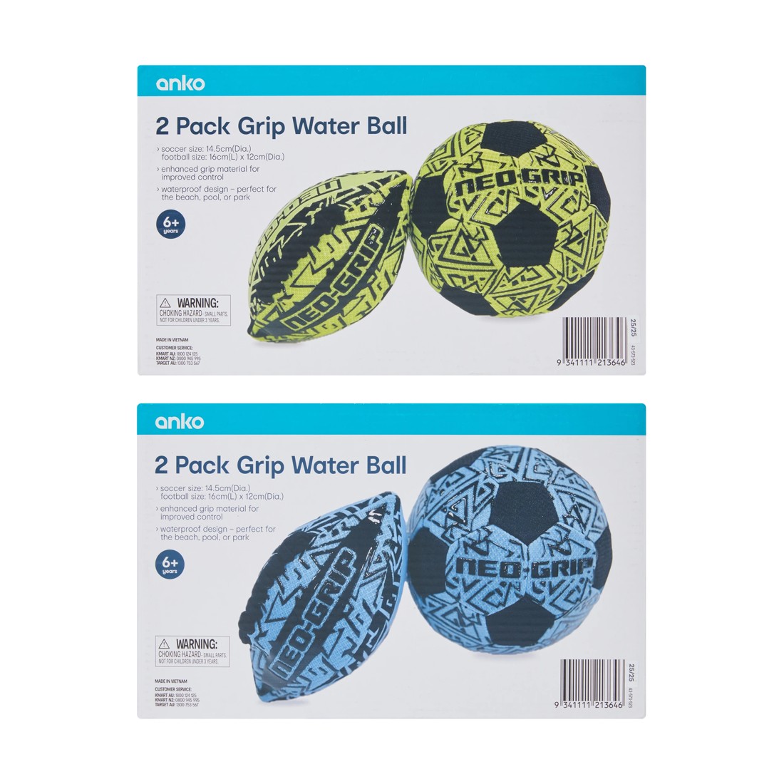 4 2 Pack Grip Water Balls - Assorted, 4 of 4