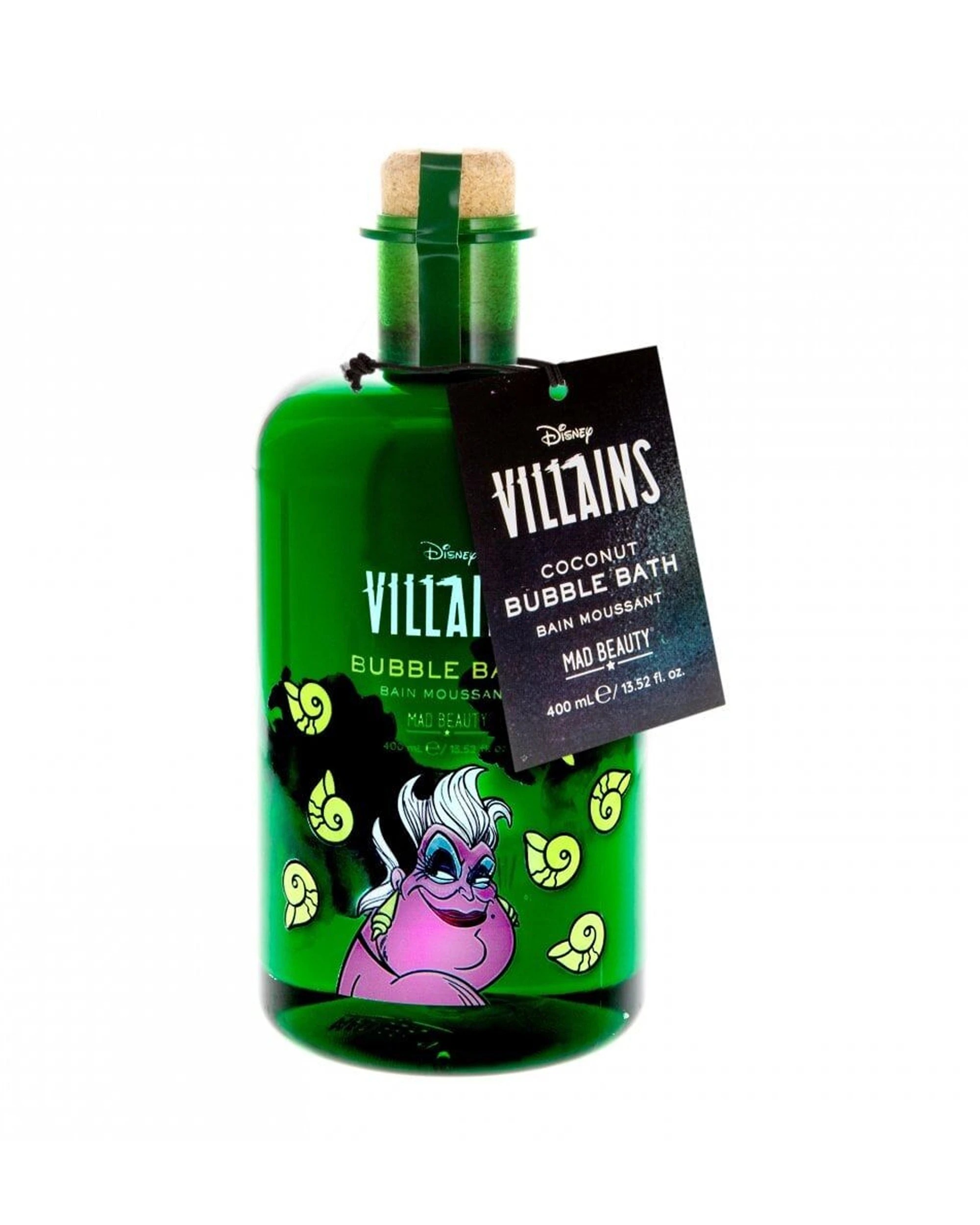 2 Disney Pop Villains Ursula Scented Potion Bottle Bubble Bath 400ml Coconut Fragrance Pack 2PK - Green, 2 of 3