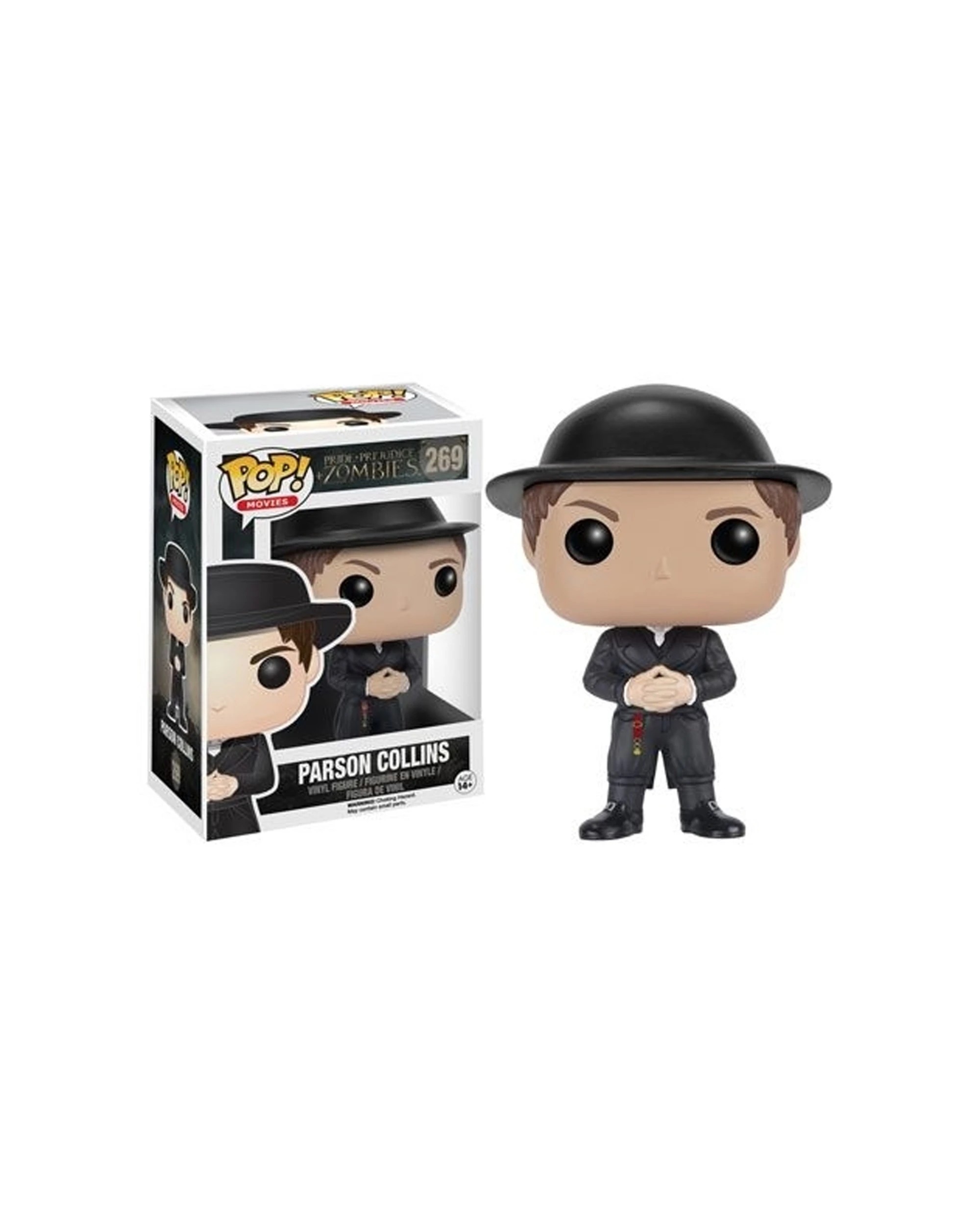 2 Pop Vinyl Figurine PPZ - Parson Collins Approx 10cm Authentic Collectible. - Black, 2 of 3