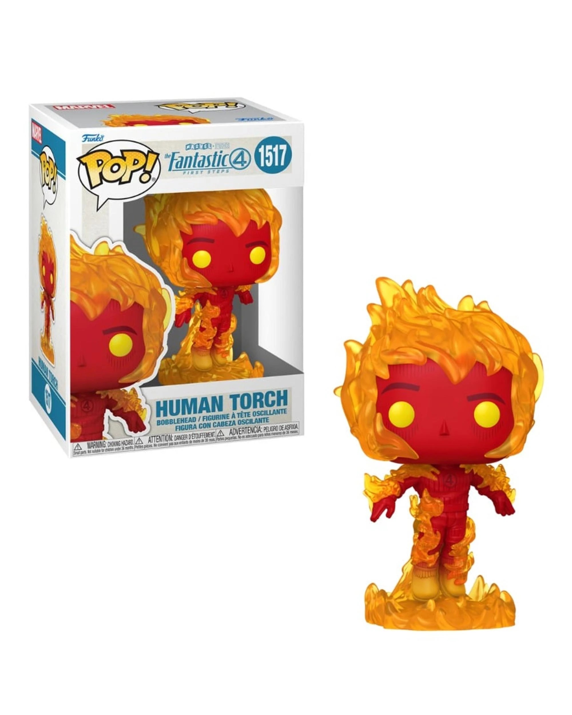 1 Fantastic Four 2025 Human Torch Funko POP! Vinyl, 1 of 1