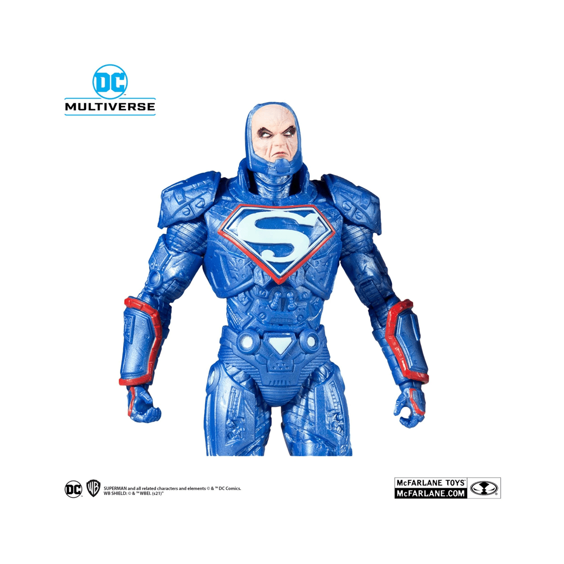 6 McFarlane Toys DC Multiverse Justice League The Darkseid War Lex Luthor Power Suit 7 inch Action Figure, 6 of 6