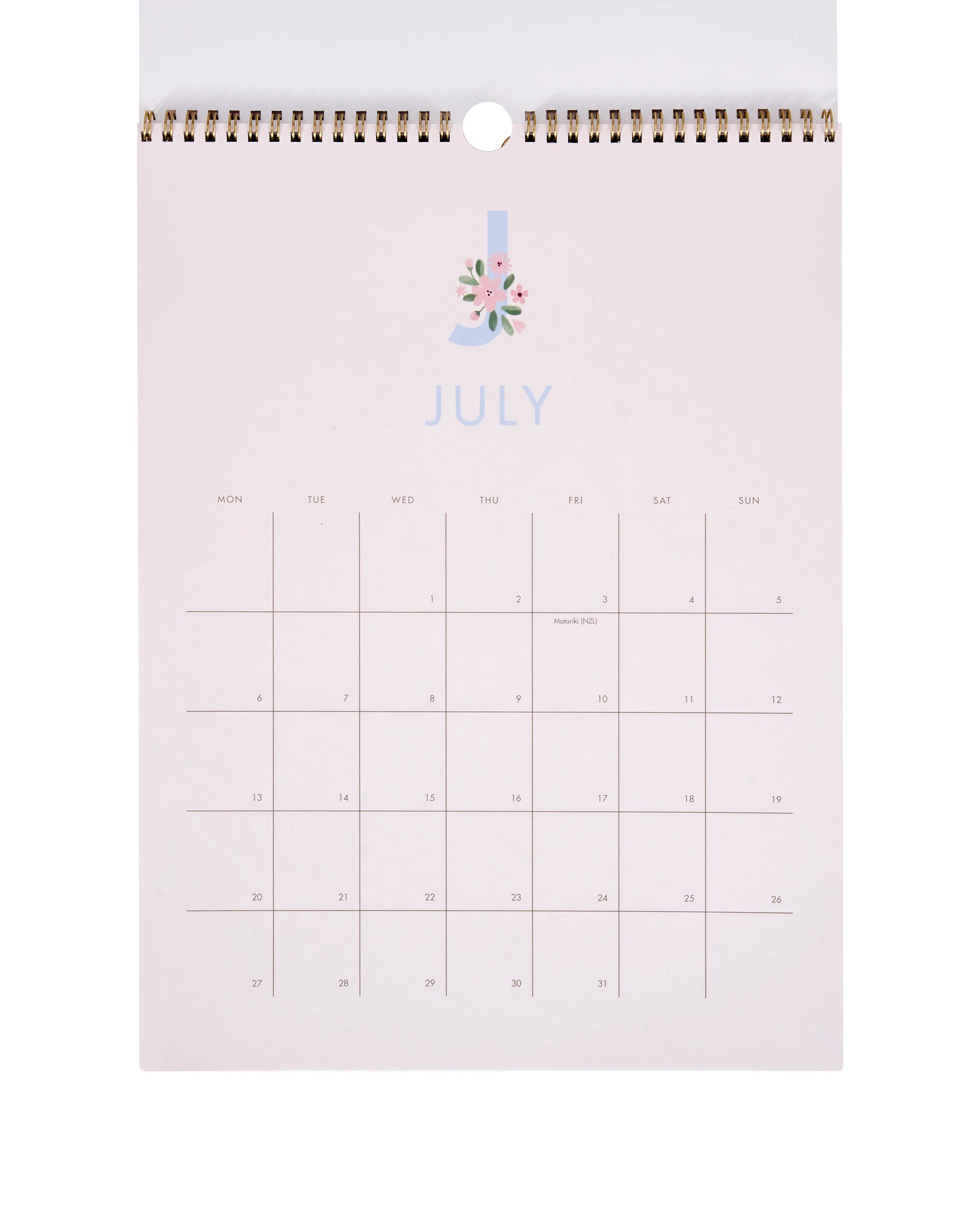 2 26/27 Wall Calendar - Floral, 2 of 5