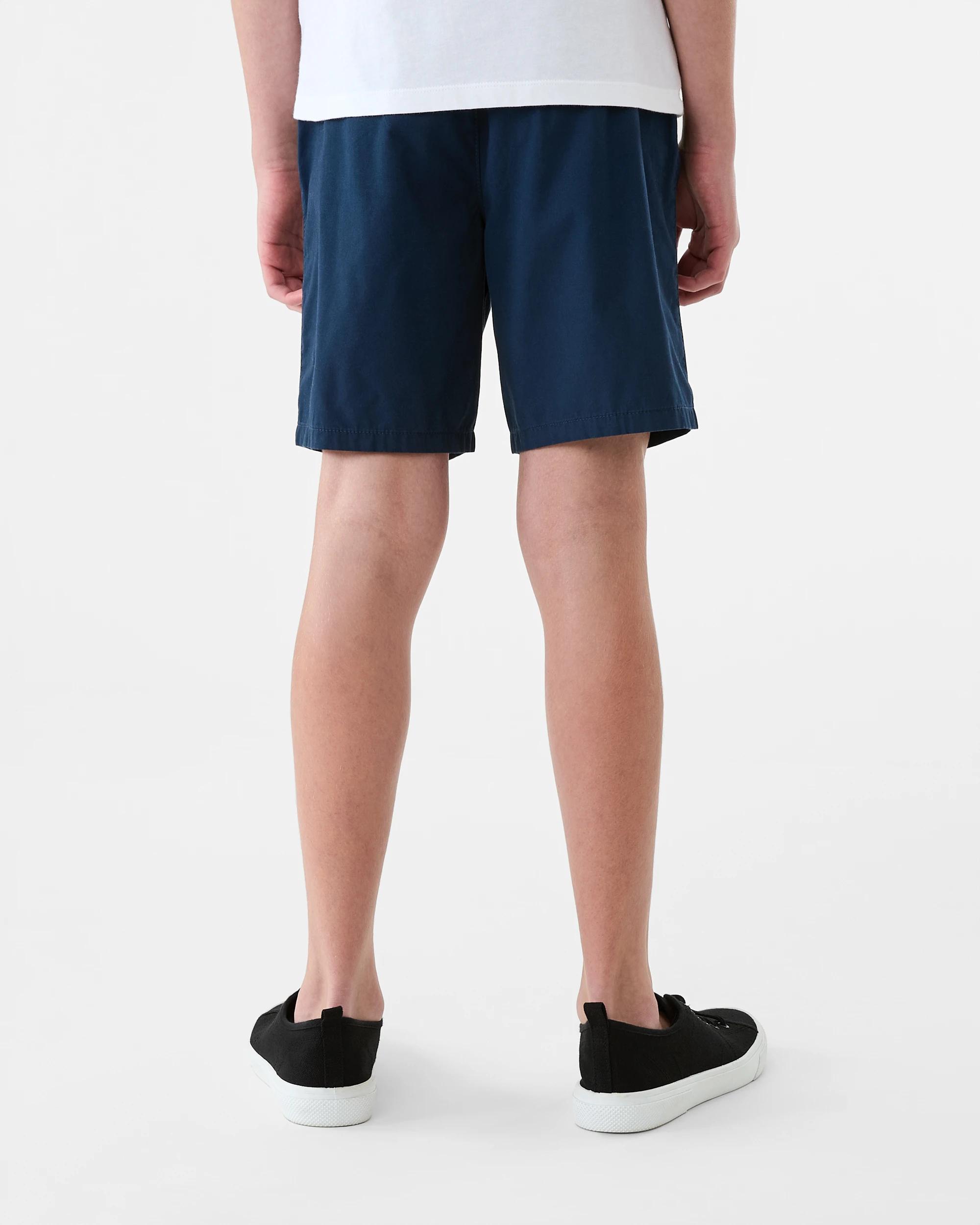 2 Pull-On Twill Shorts Dress Navy, 2 of 6
