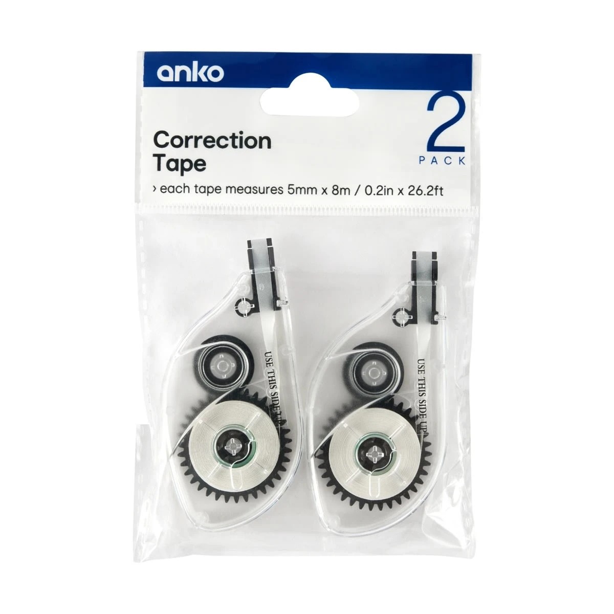 1 2 Pack Correction Tape, 1 of 5