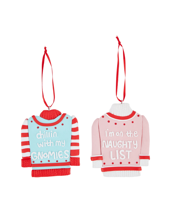 Hand Crafted Jumper Decoration - Assorted